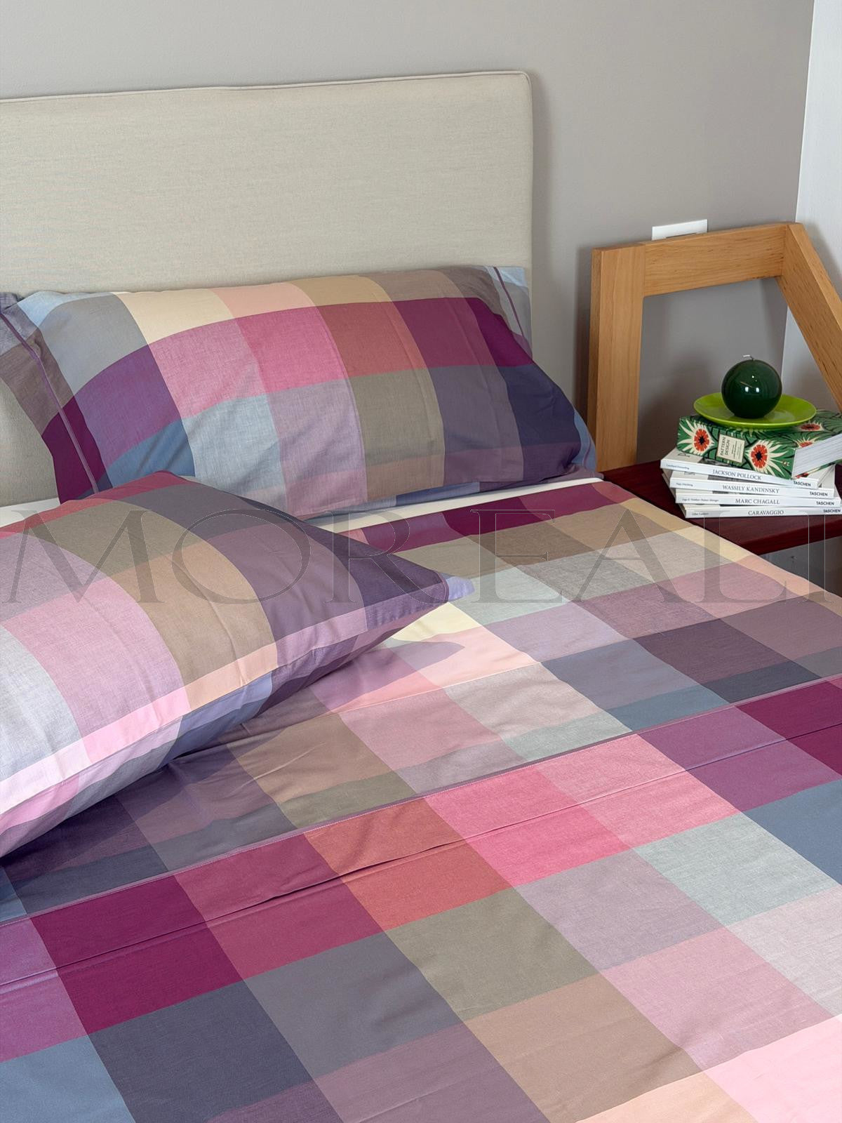 Lenzuola in Cotone Tinto Filo
