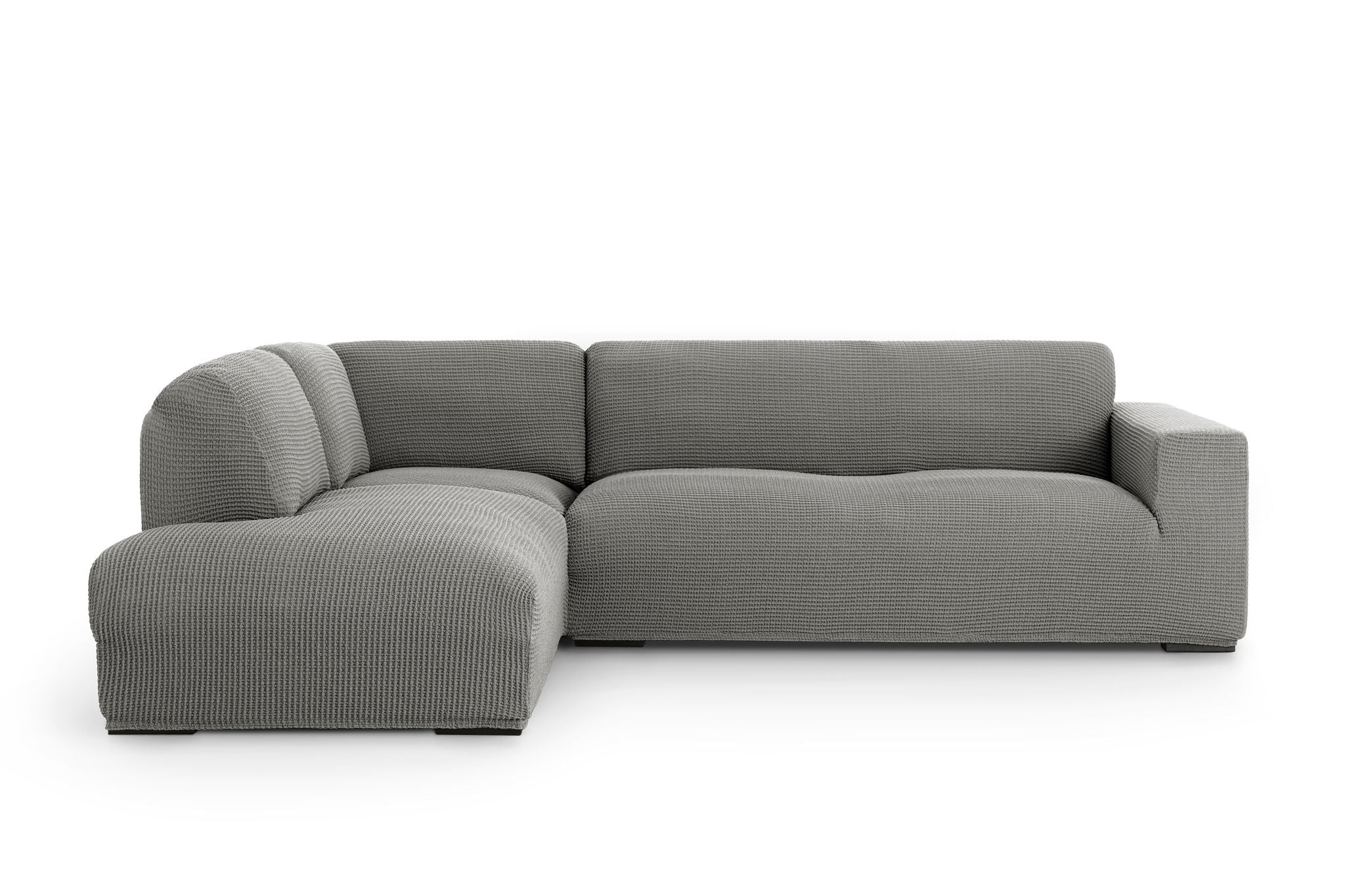 Copridivano Chaise Longue Bracciolo Alto Soggiorno Belmarti Destra Grigio