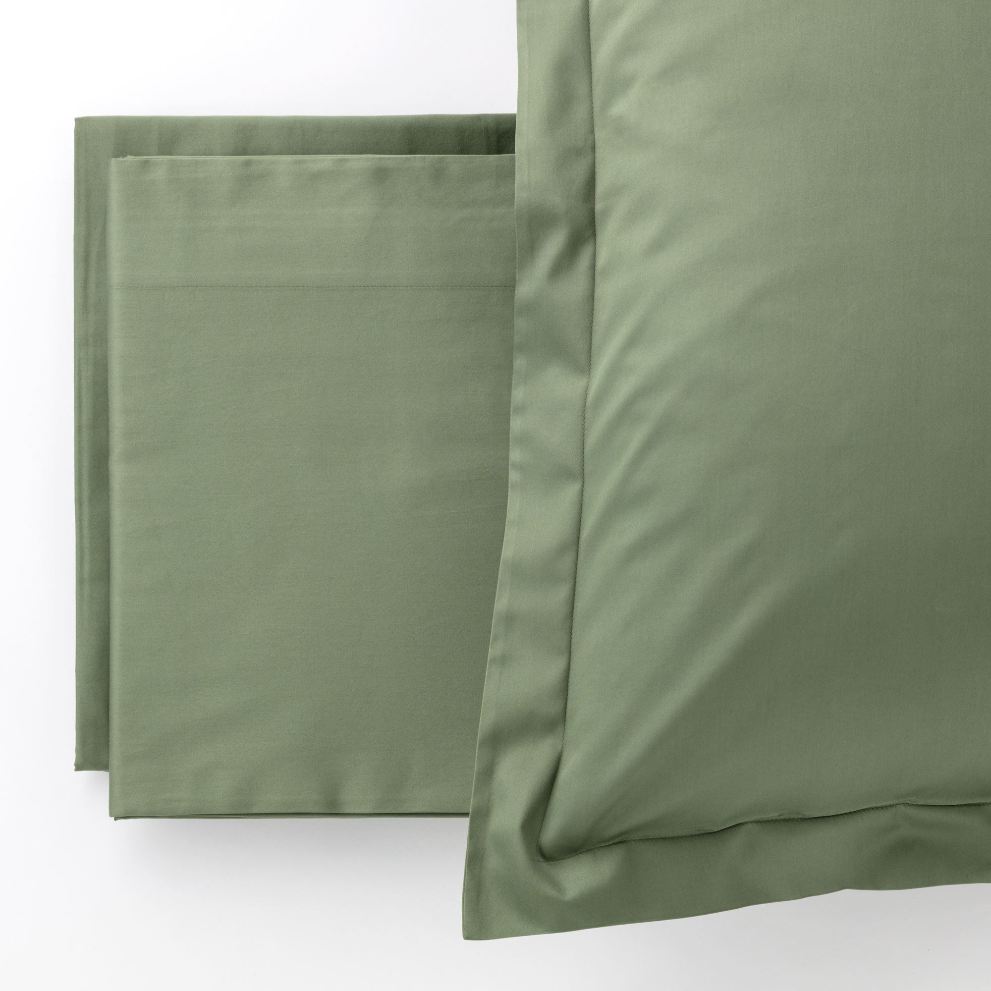 Completo Lenzuola Raso 300TC CHARME Letto Moreali Tessile Casa Matrimoniale Lichene