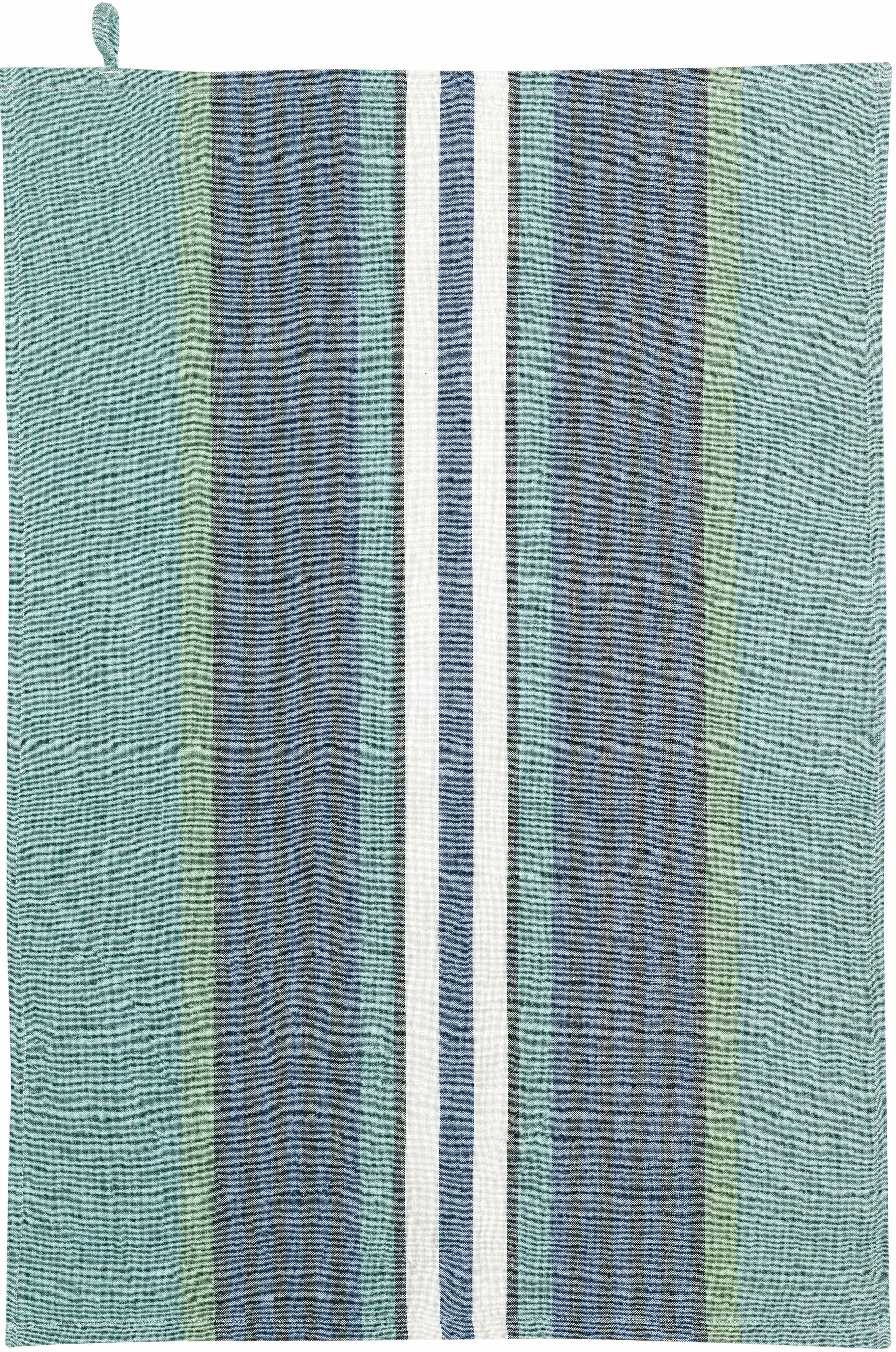 Canovaccio Cotone Riciclato Yuna Pavone Cucina Vivaraise 50 x 70 cm Soft