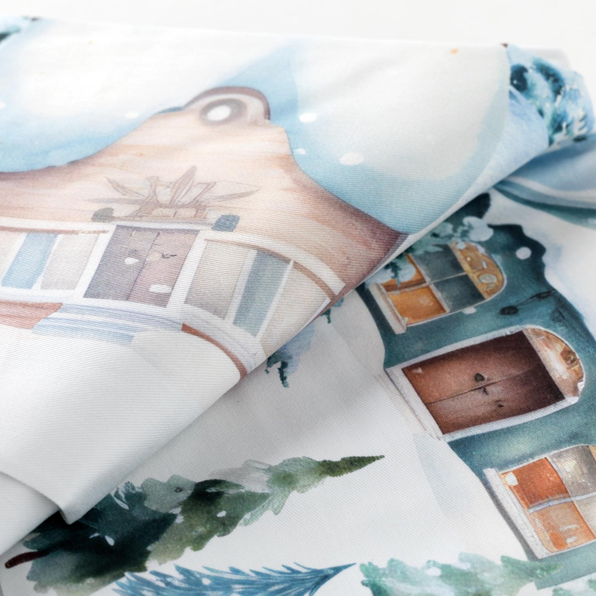 Tovaglia Twill Cotone Antimacchia WHITE CHRISTMAS