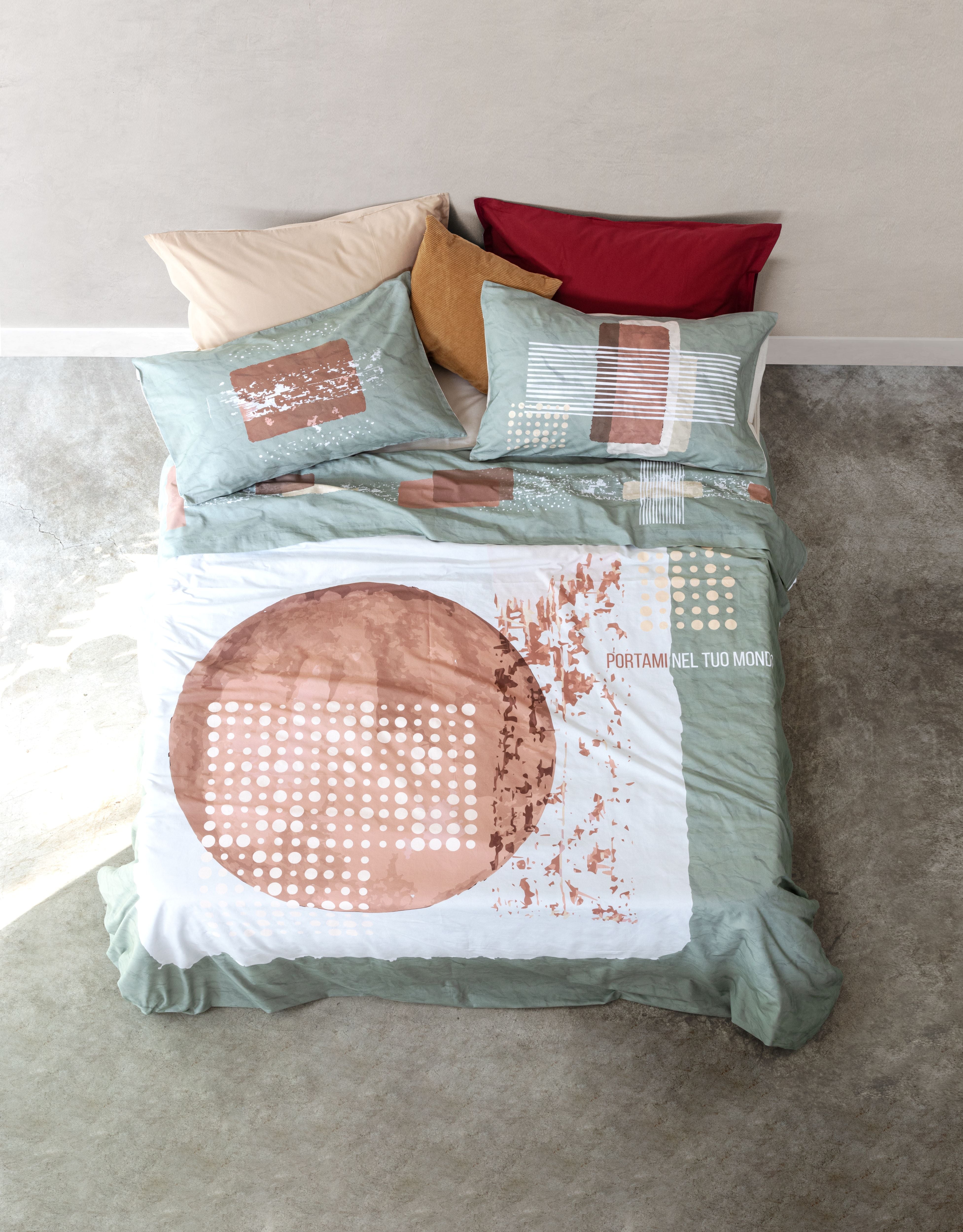 Parure Copripiumino Flower Power 2528 Letto Cogal