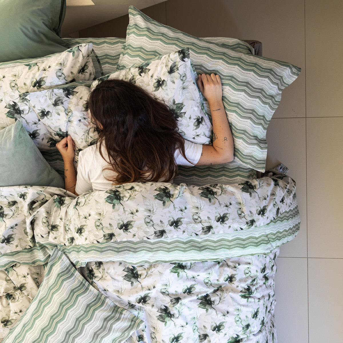 Parure Copripiumino Les Uniques 2510 Letto Cogal