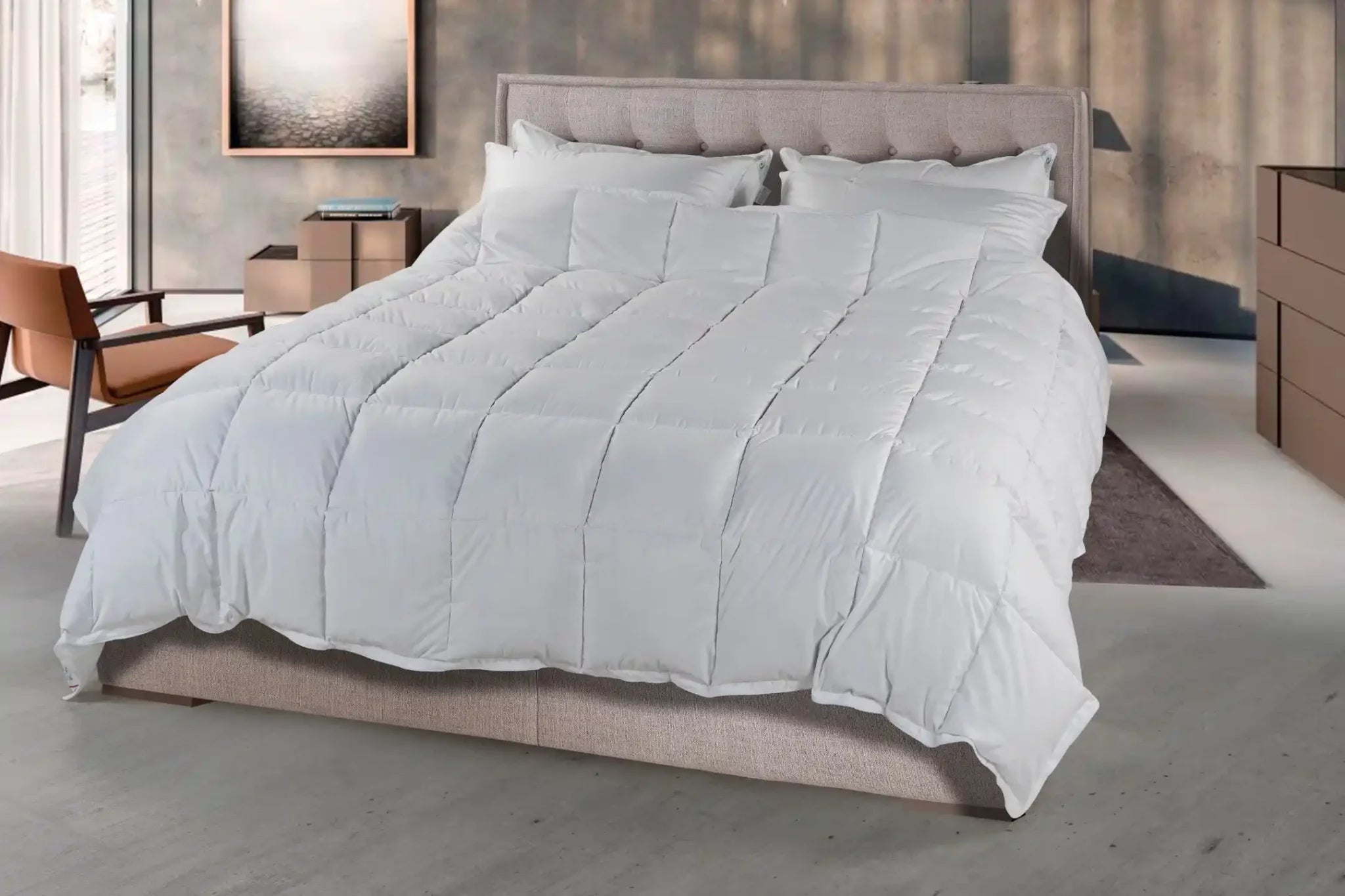 PRIMETTA Piumino d'oca Singolo - Summer Light* - GROENLANDIA Letto Cinelli Singolo 155 x 215 Summer Light*