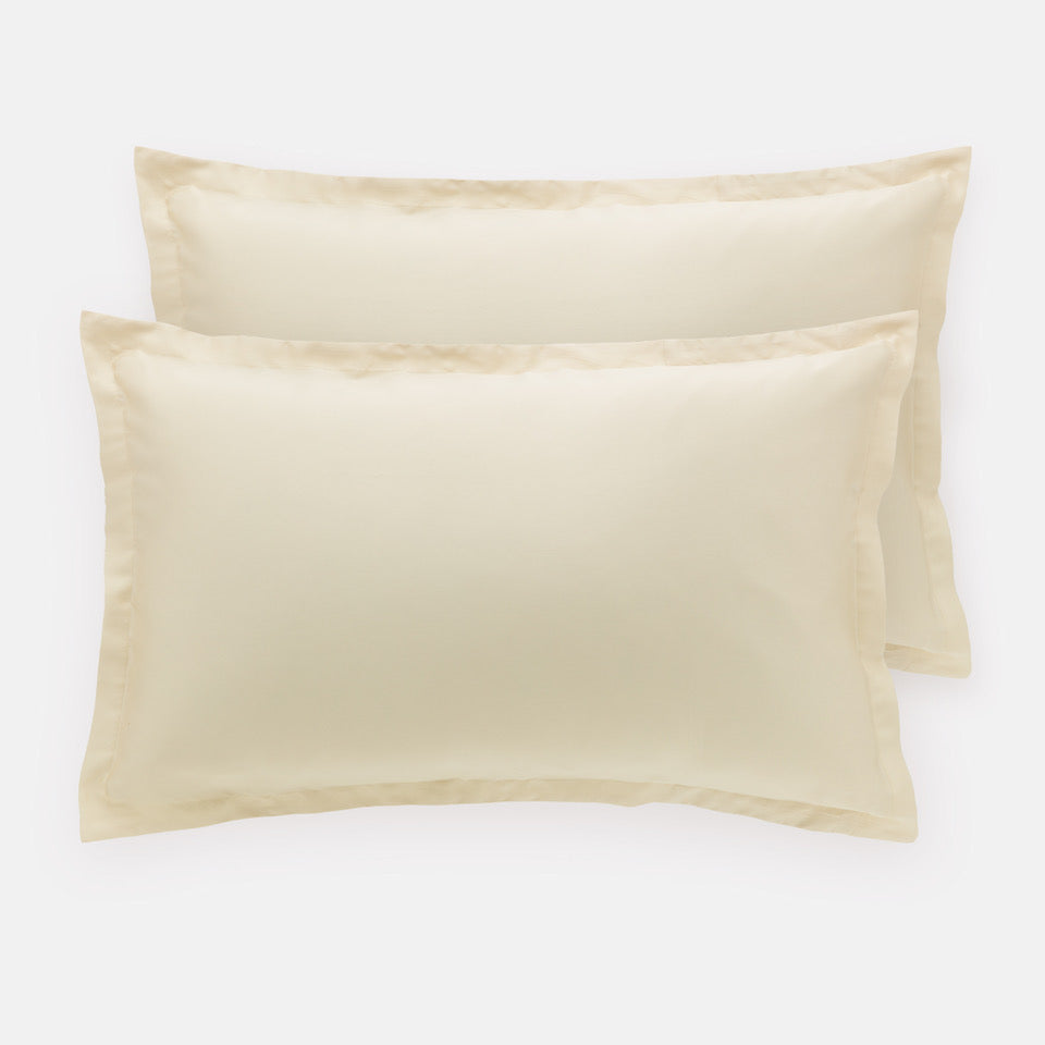 Coppia di Federe Effetto SETA Tencel