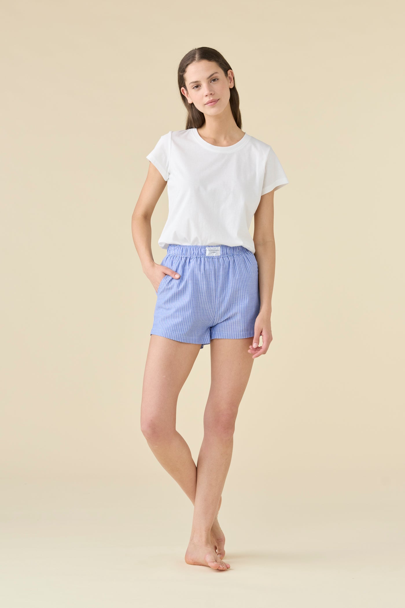 Pigiama Donna Corto Cotone Breeze Abbigliamento Moreali Tessile Casa XS Azzurro