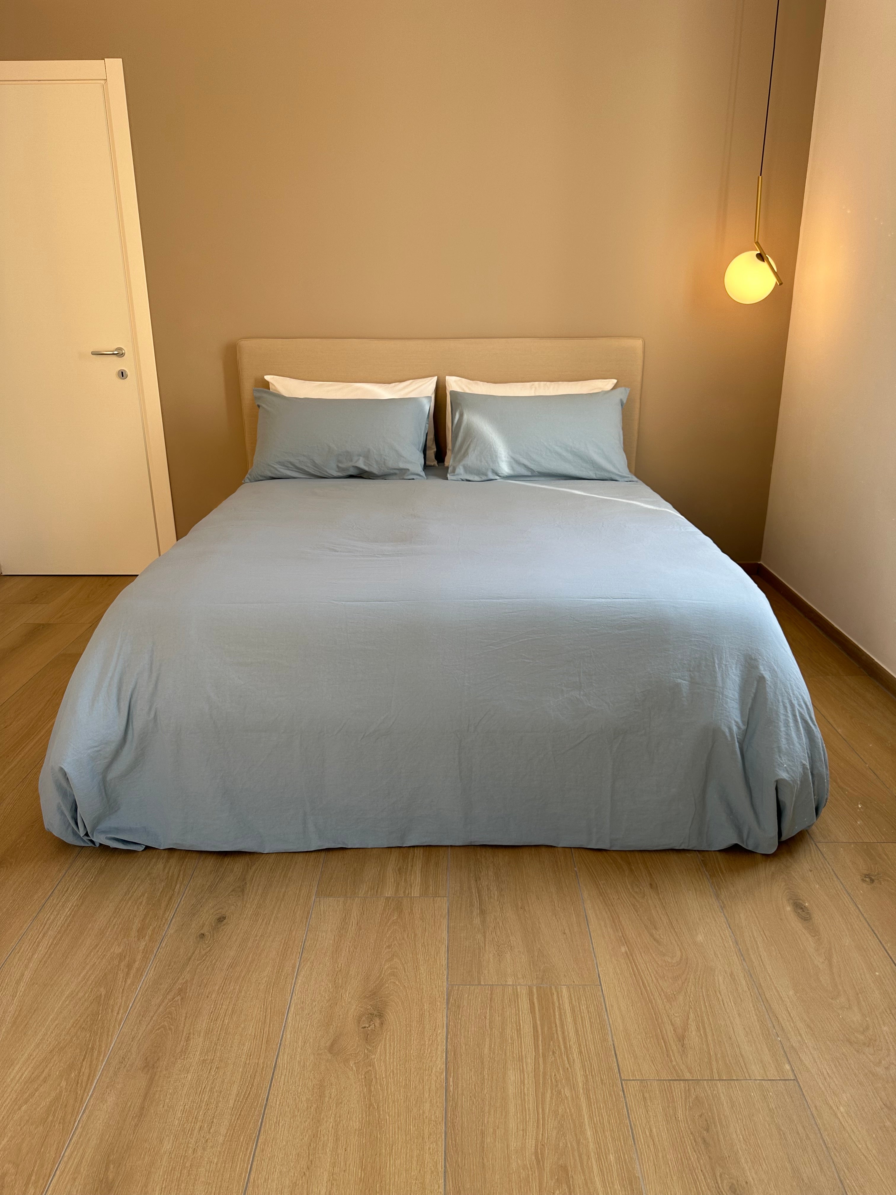 FINE SERIE Parure Copripiumino No-Stiro ESSENZIALE Singolo Letto Moreali Tessile Casa