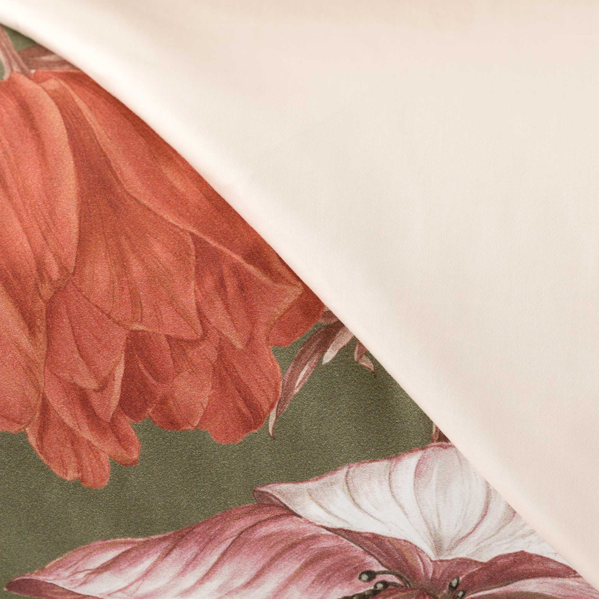 Parure Copripiumino Raso 300TC Stampa Digitale Kalia Letto Reevèr