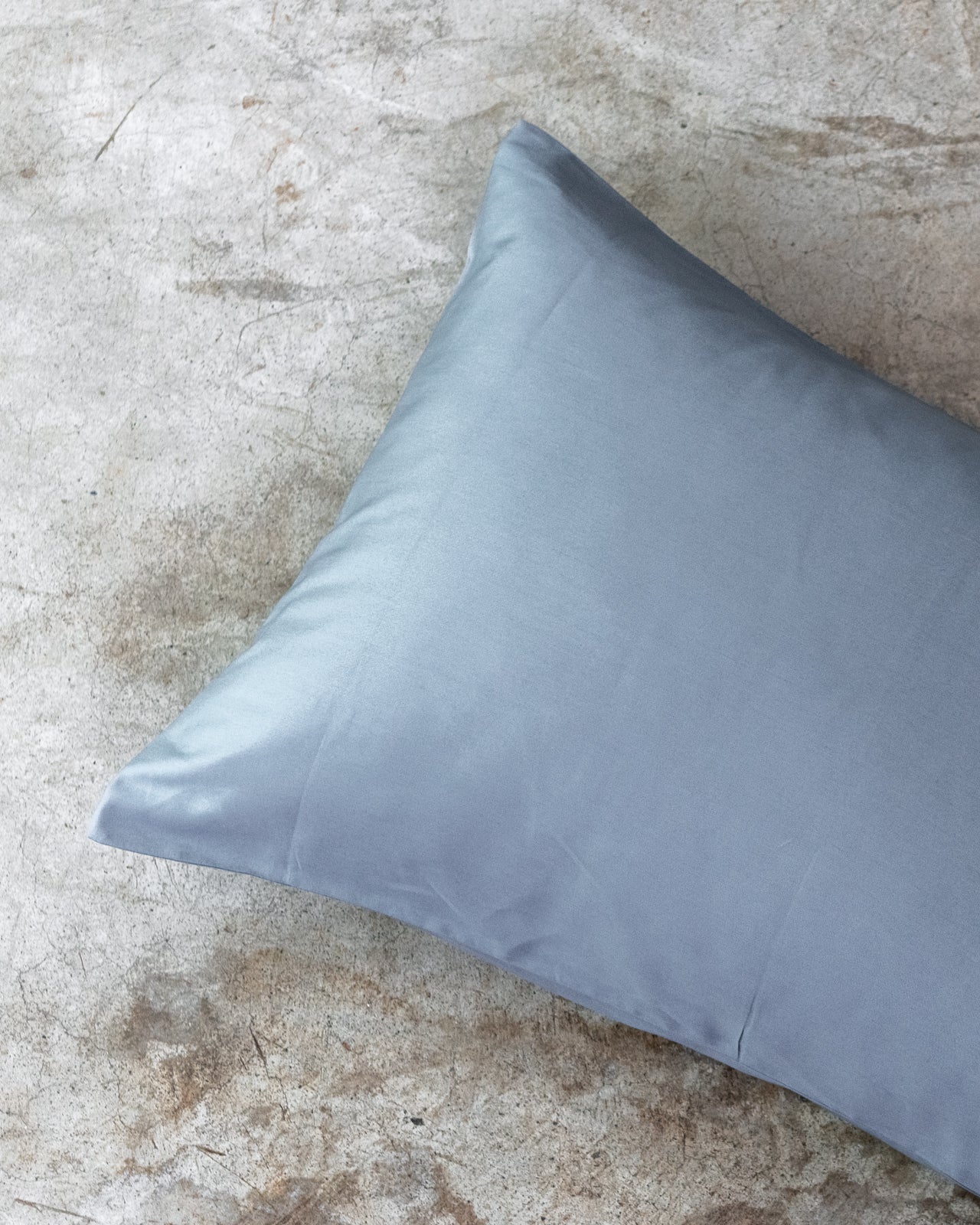 Federa Tinta Unita Raso di Cotone Letto Moreali Tessile Casa 52 x 82 cm Azzurro Polvere