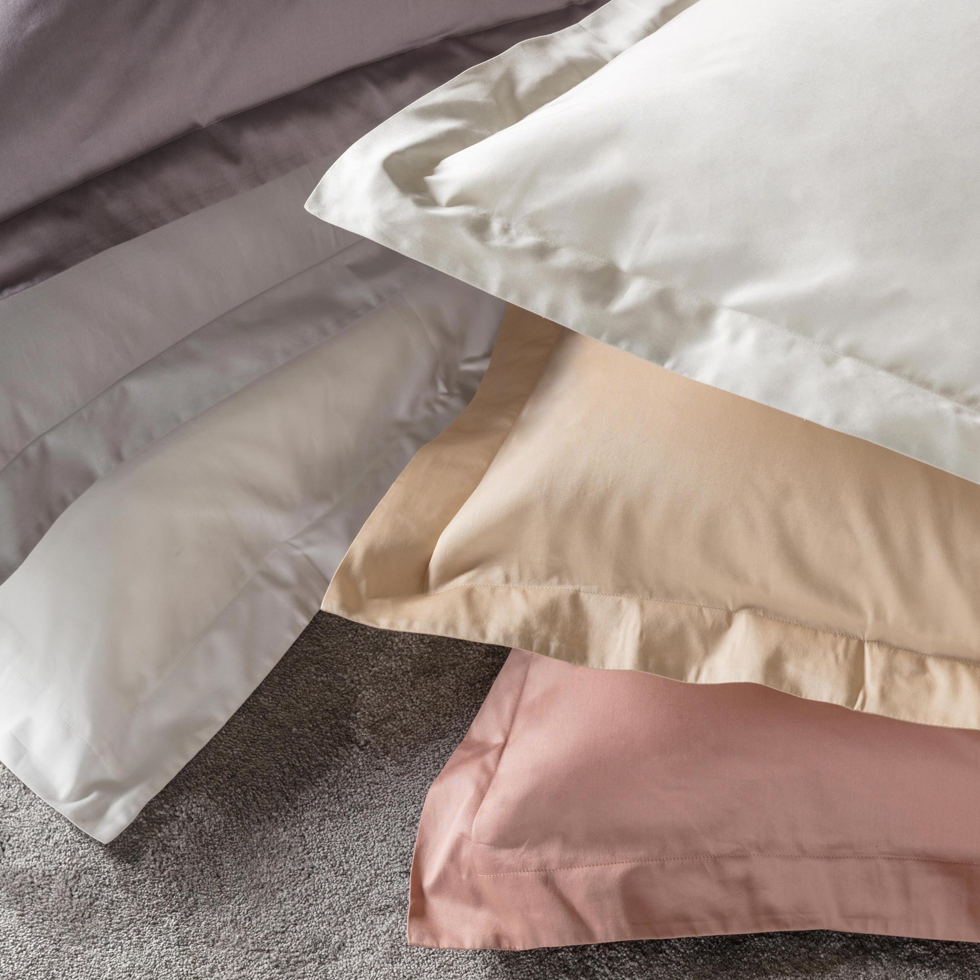 Completo Lenzuola Raso 300TC CHARME Letto Moreali Tessile Casa