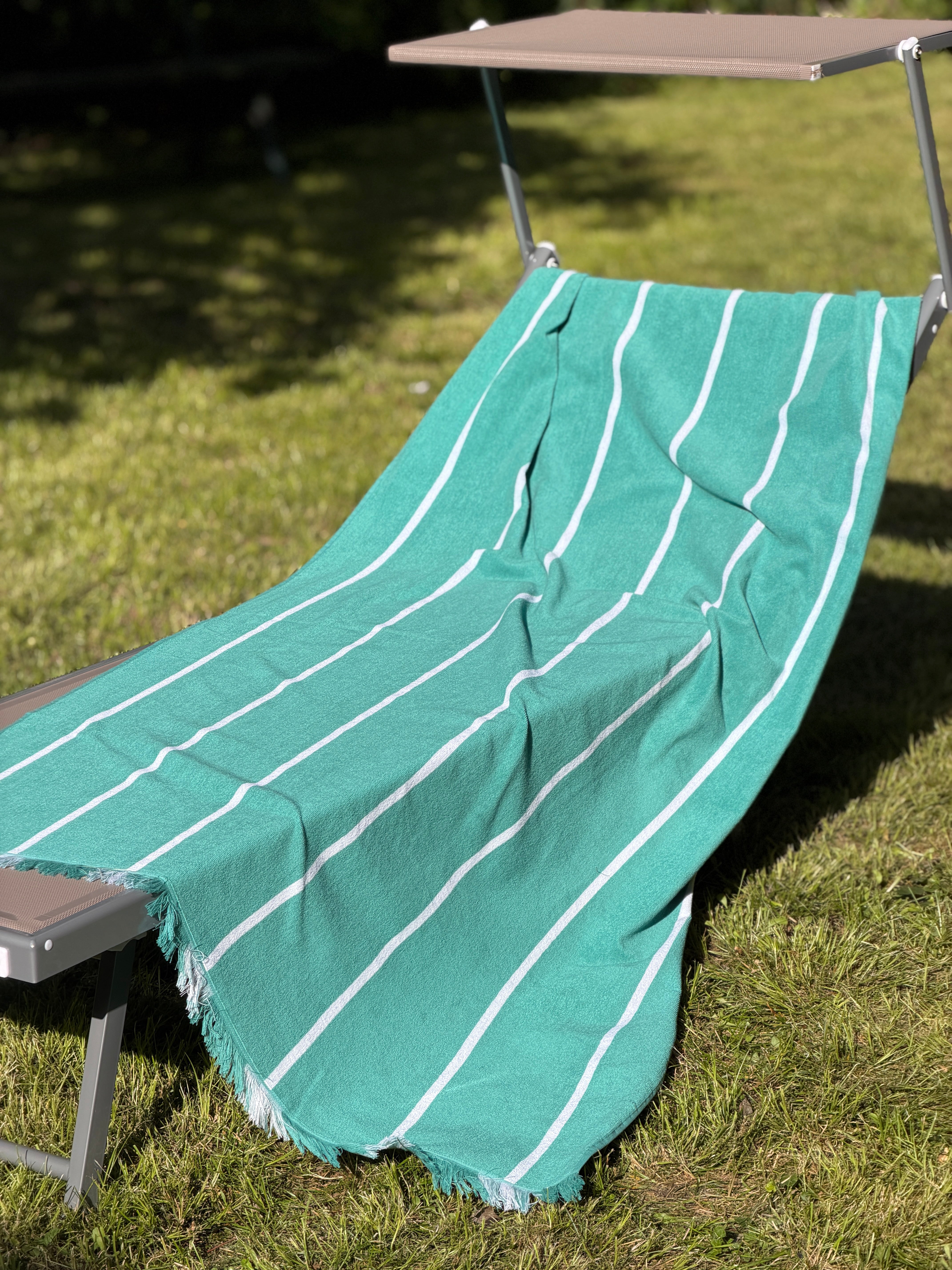 Telo Mare Spugna/Cotone RICCIONE Smeraldo Bagno Moreali Tessile Casa