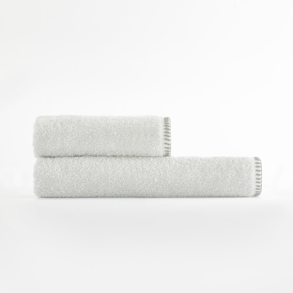 Set Asciugamani Ricamato SIVIGLIA Bagno Galizzi 60 x 100 / 40 x 60 Grigio Perla