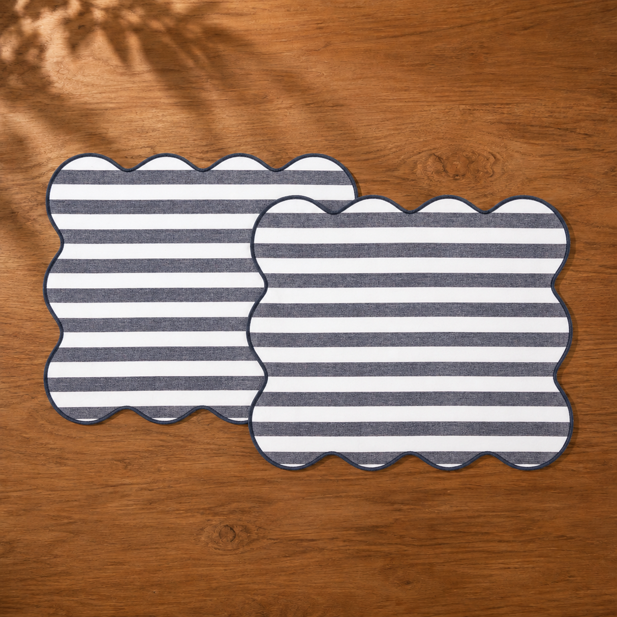 Set 2 Tovagliette EASY STRIPES Cucina Fazzini 35 x 45 Blu