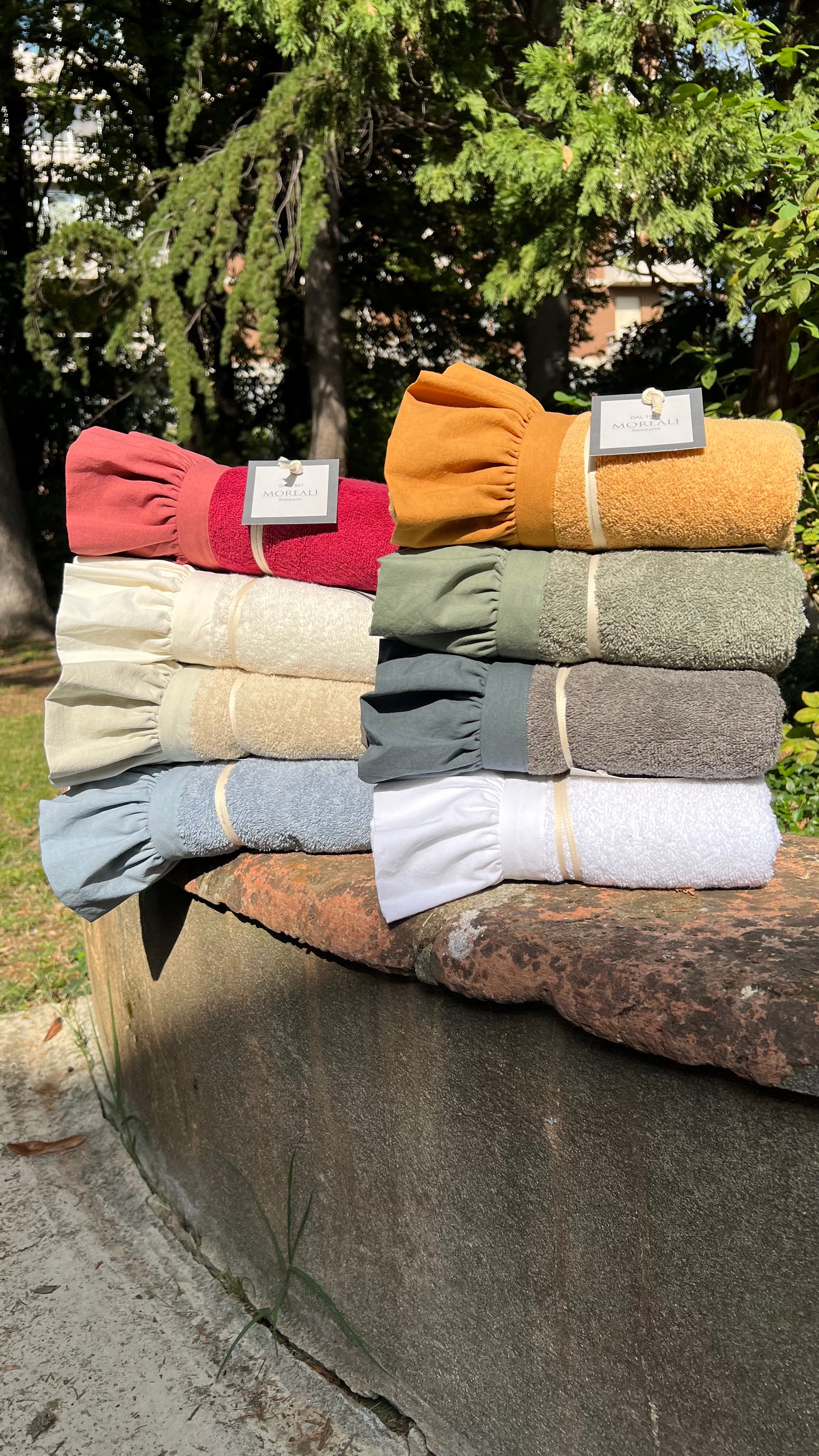 Set Asciugamani Frappa Bagno Moreali Tessile Casa