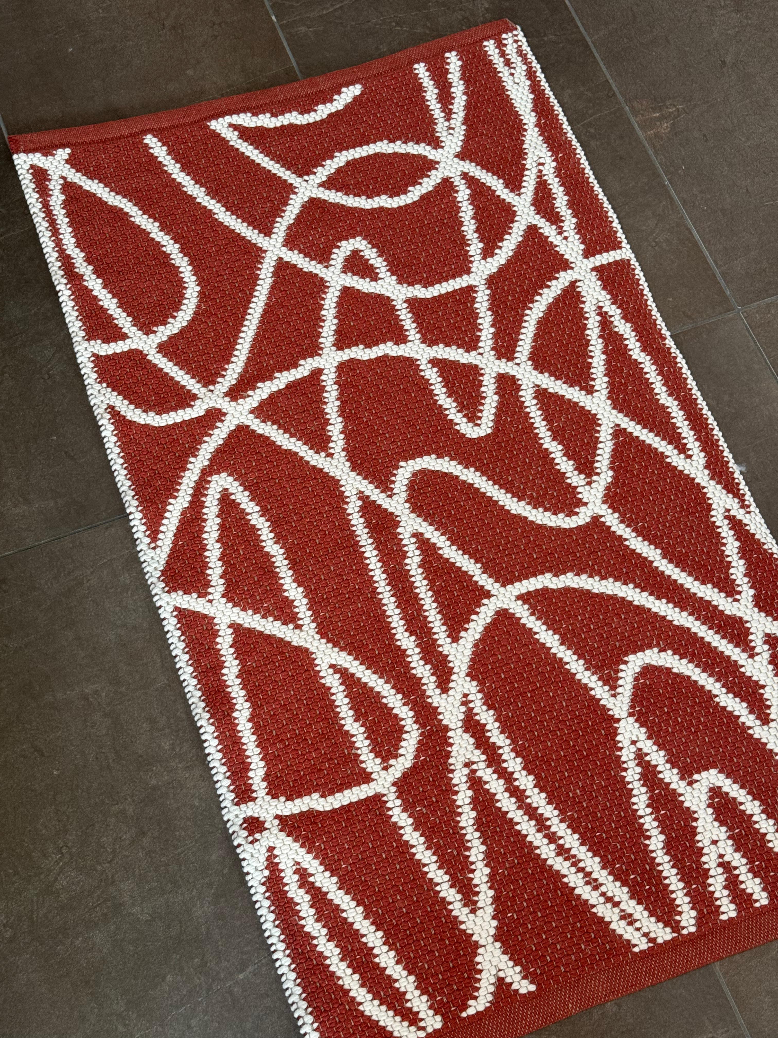 Tappeto Artigianale Lino/Cotone ABSTRACT Soggiorno Moreali Tessile Casa