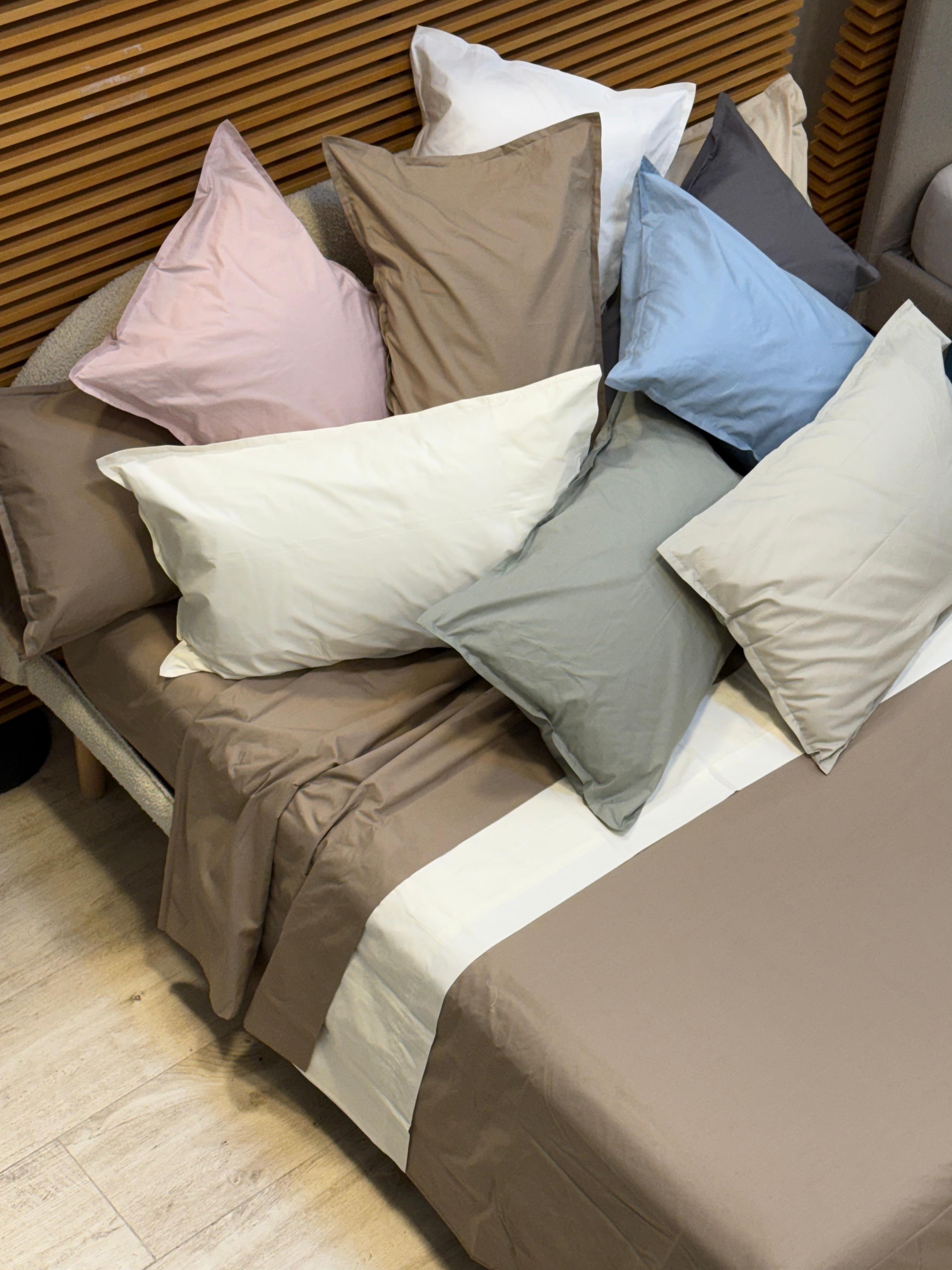 Parure Lenzuola Percalle 200TC Eterno Letto Moreali Tessile Casa