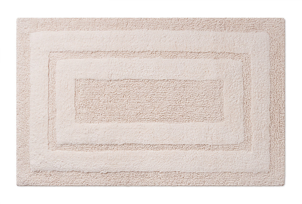 Tappeto Bagno Tinta Unita BOURDON Bagno Home Philosophy 50 x 50 Farina