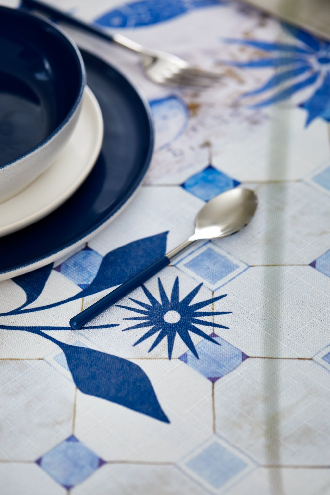 Tovaglia Antimacchia Morbida Stampata Vagabonda Cucina Maison Sucrée