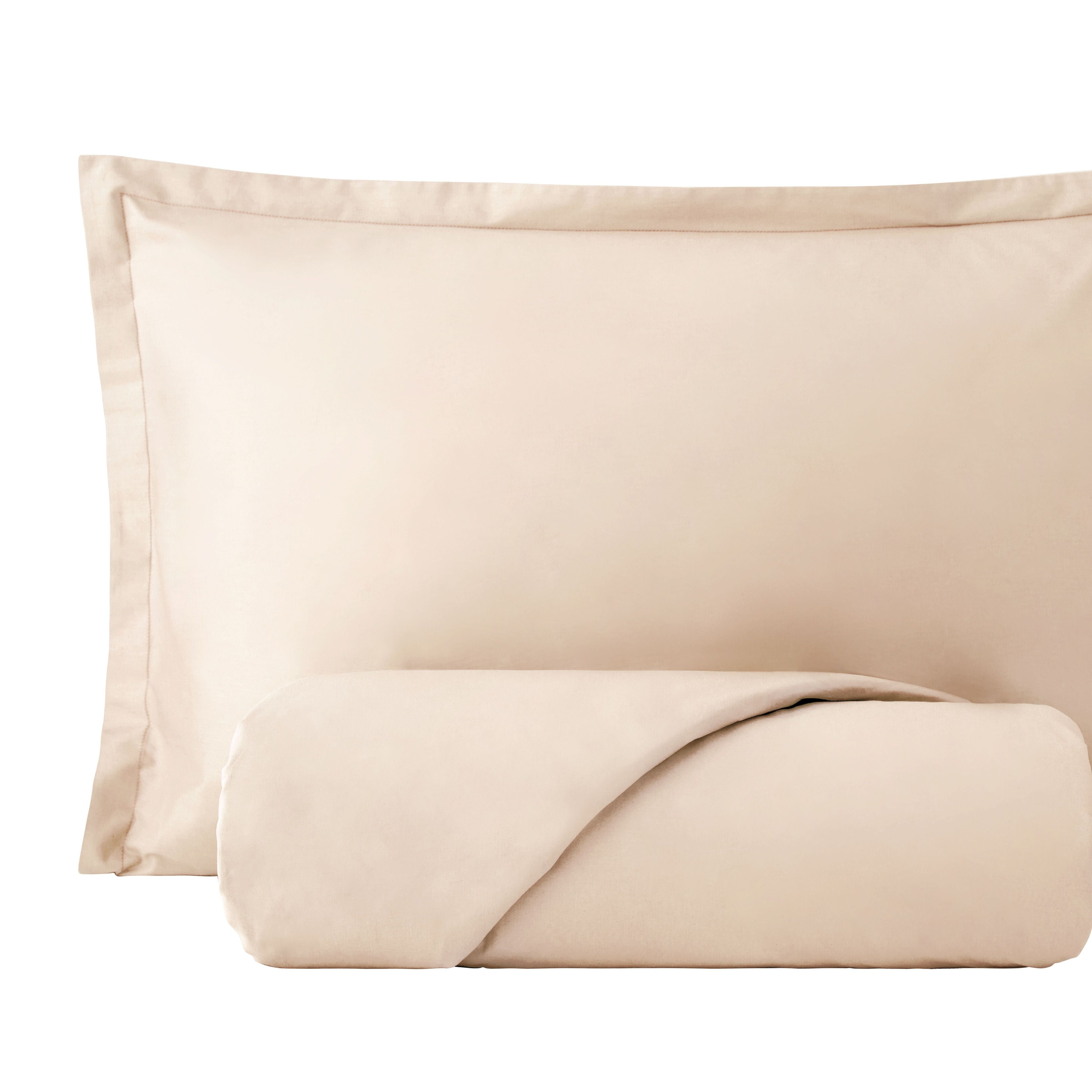 POPUP Parure Copripiumino MADAPOLAM Letto Riviera Matrimoniale Avorio