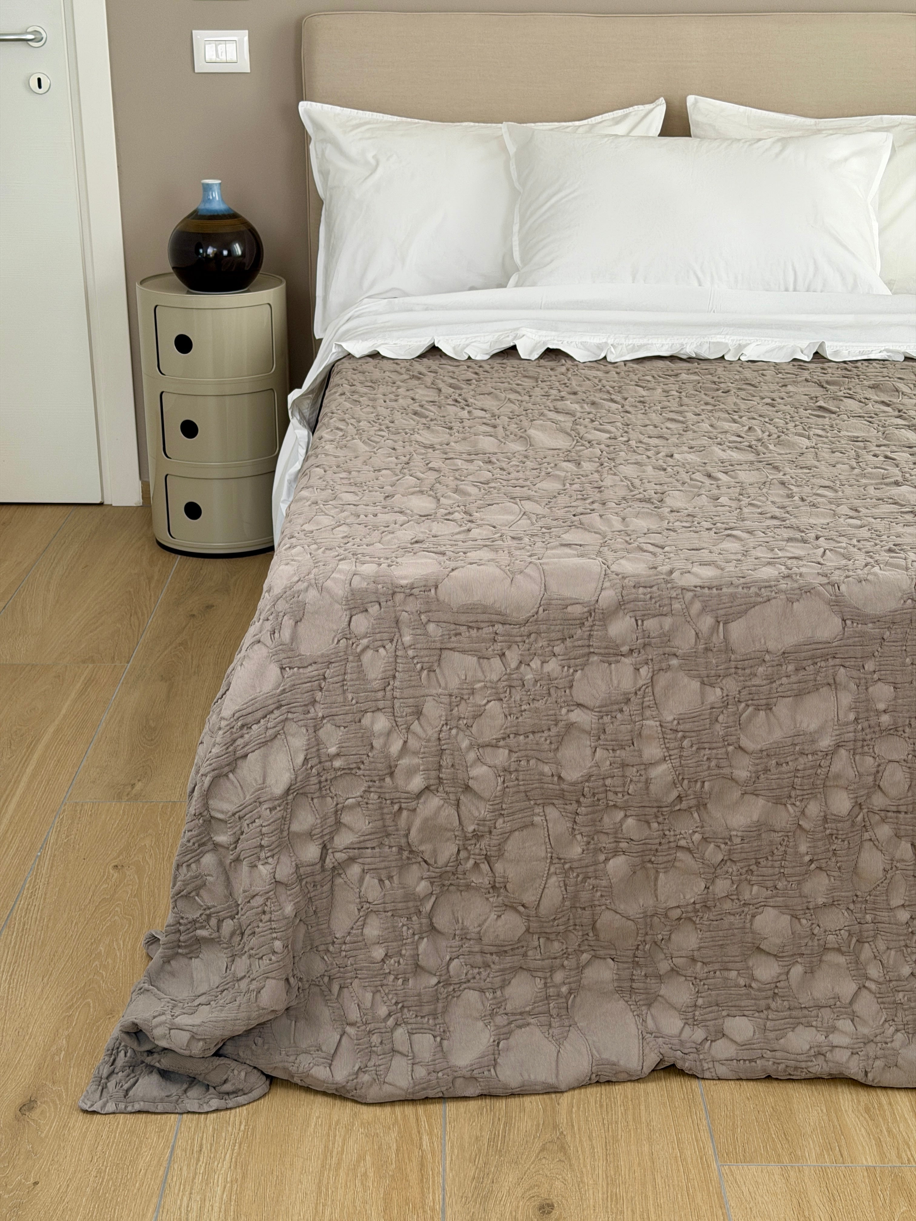 Copriletto Stone Washed Ricamato RAMAGE