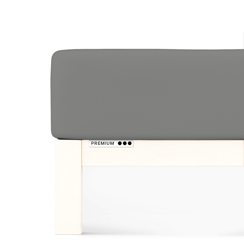 Sotto con Angoli in Jersey PREMIUM Letto Moreali Tessile Casa Franc./Matr. Standard | da 140x190 a 160x220 Grigio 128