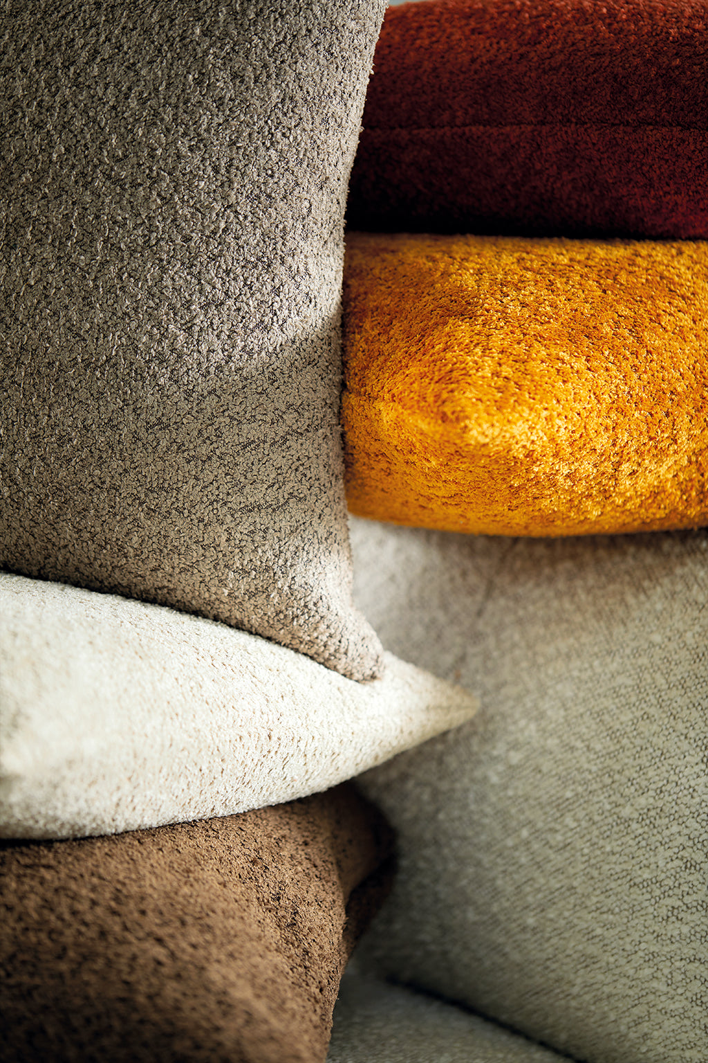 Fodera Cuscino Arredo BOUCLÈ Made in Italy Soggiorno Moreali Tessile Casa