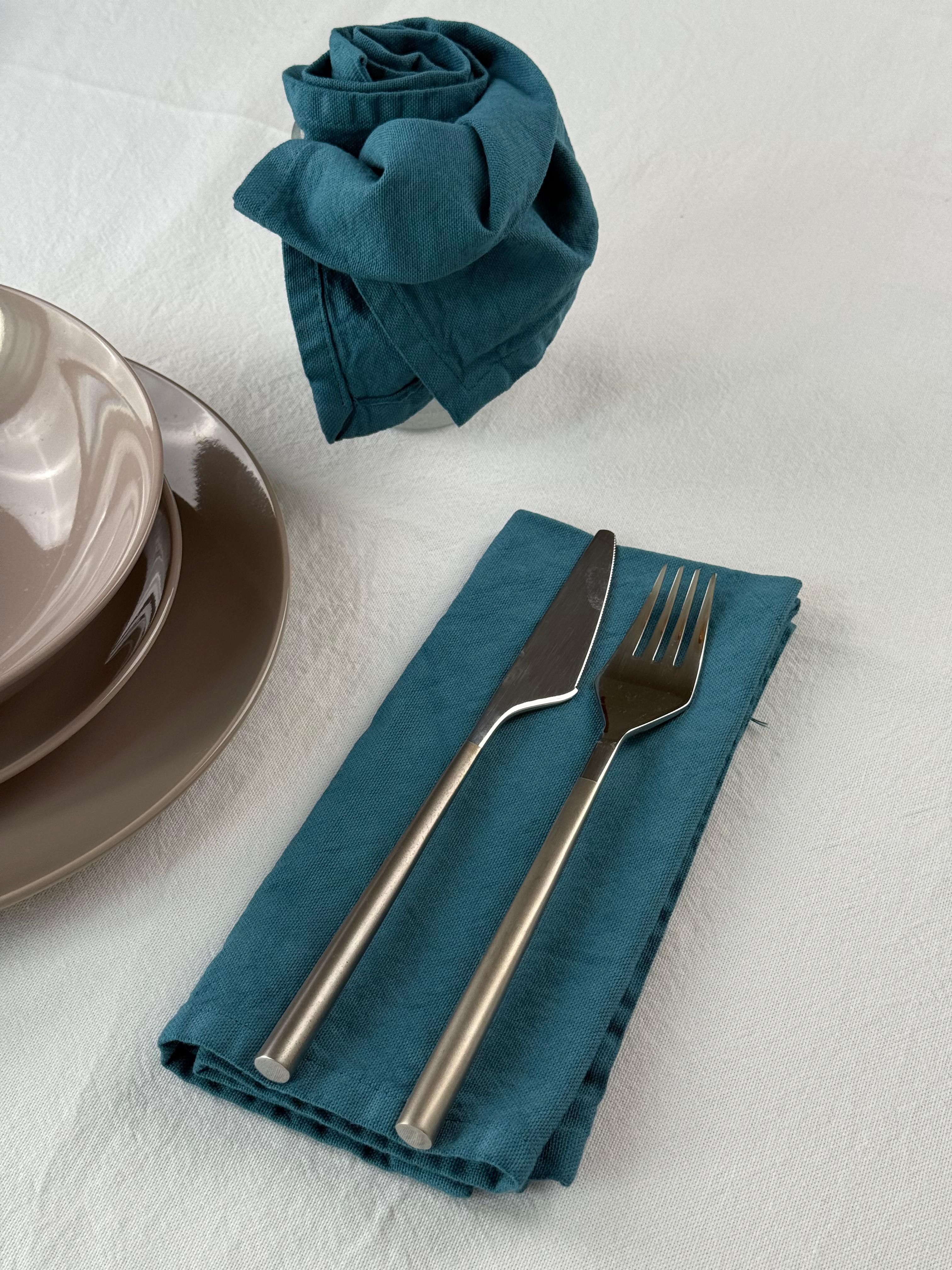 Set 4 Tovaglioli No-Stiro Cotone STONE Cucina Moreali Tessile Casa