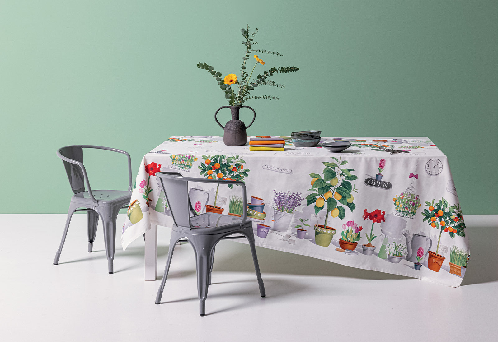 POPUP - Tovaglia Panama di Cotone VIVAIO Cucina TagHouse 150 x 230 Multicolor