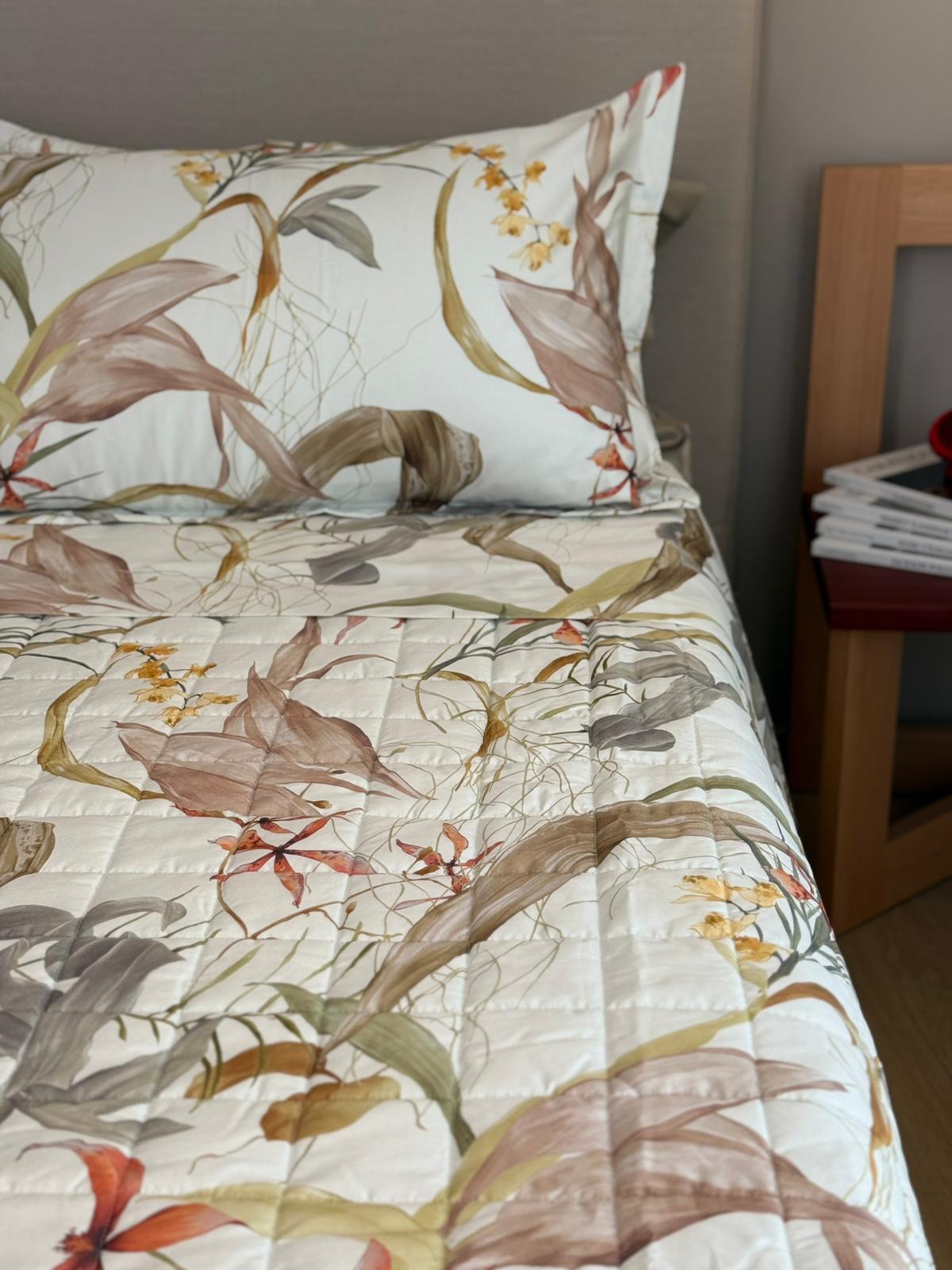 Trapuntino in Raso 300TC Stampa Digitale PREZIOSA Letto Reevèr