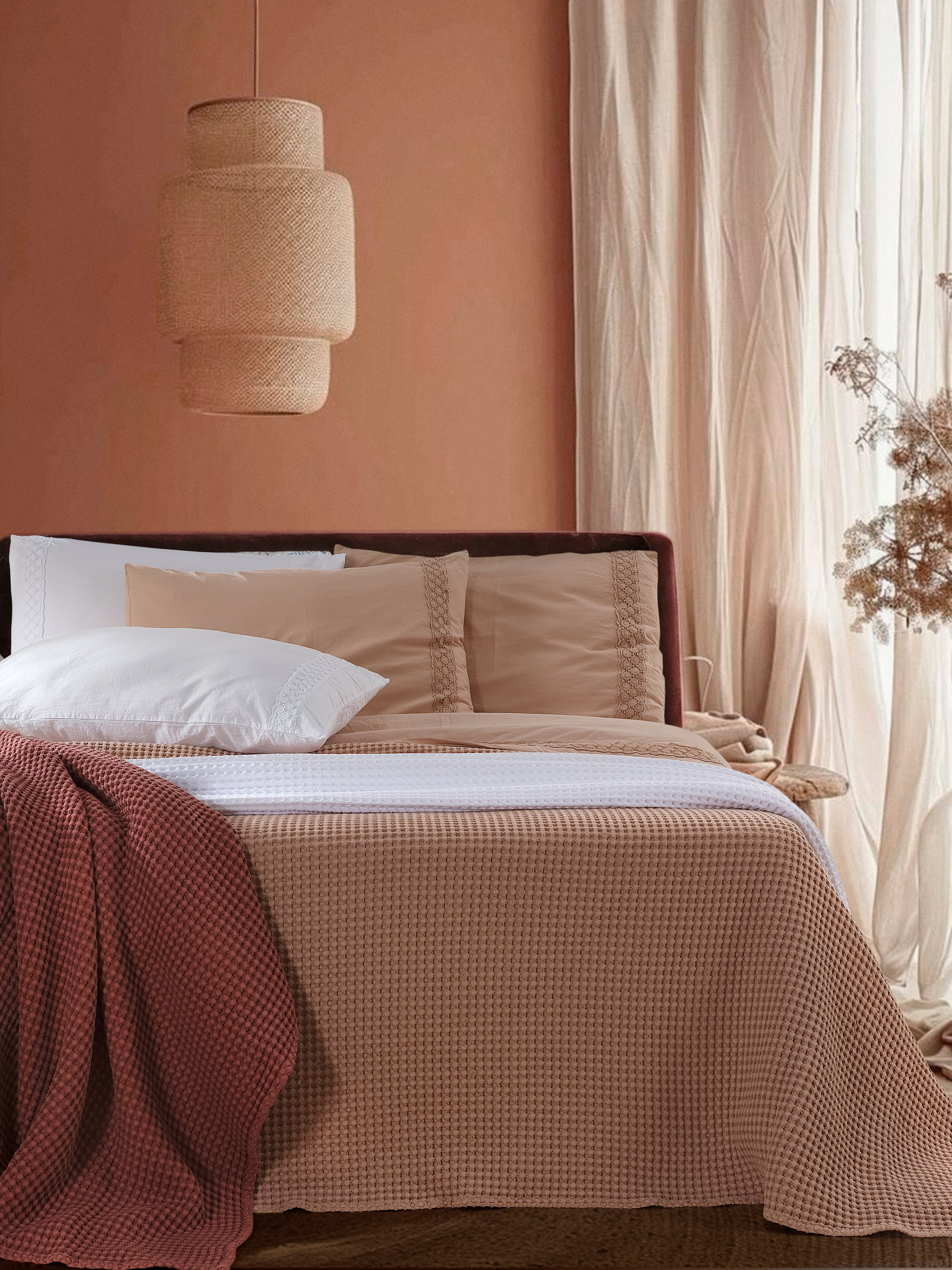 Copriletto Ape Regina Made in Italy Letto Moreali Tessile Casa