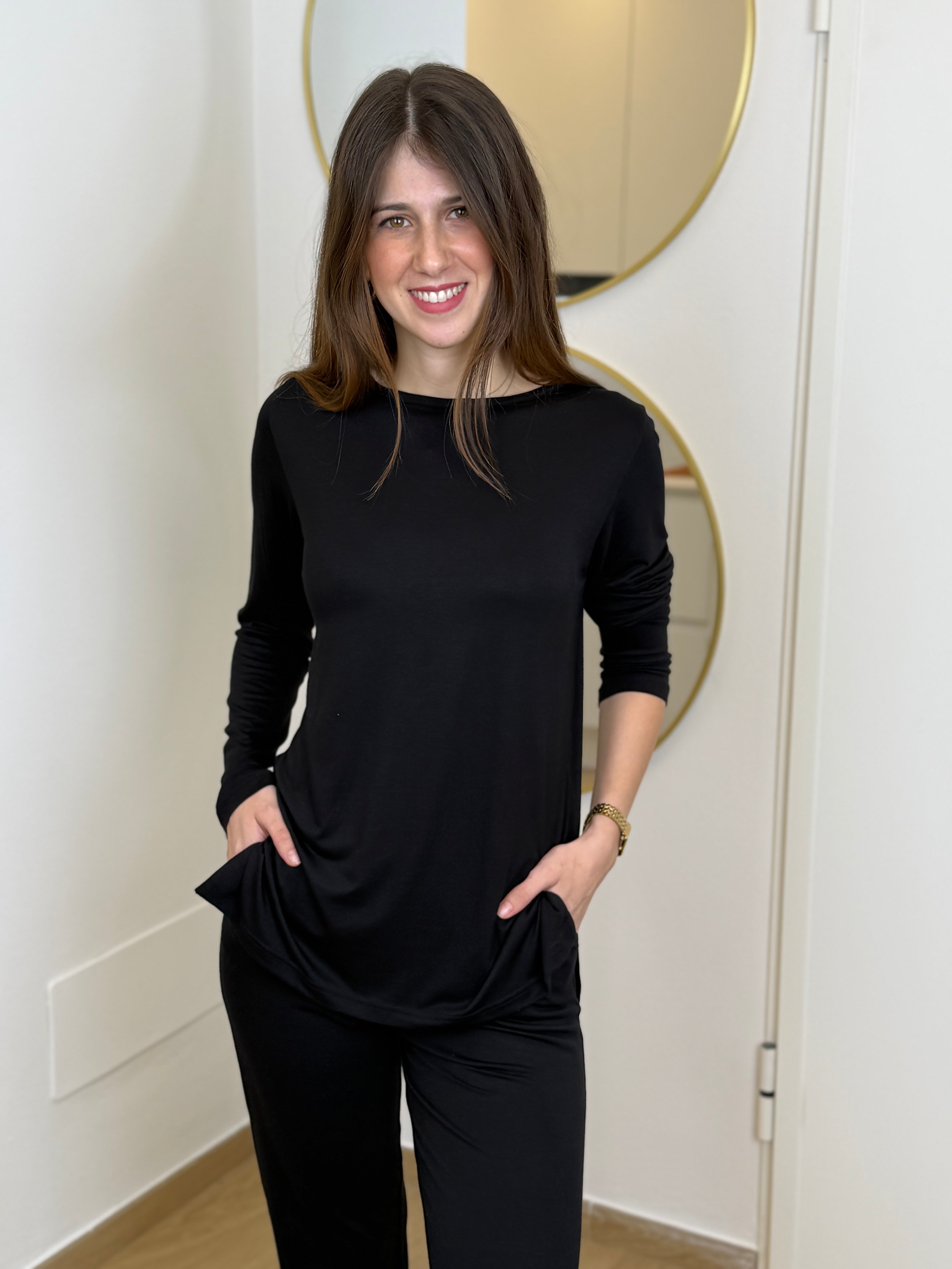 Pigiama Donna Viscosa Naturale Abbigliamento Moreali Tessile Casa