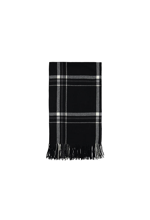 POPUP - Plaid Tartan Multicolor 'Tepore' Soggiorno Maryplaid 130 x 160 Nero Bianco