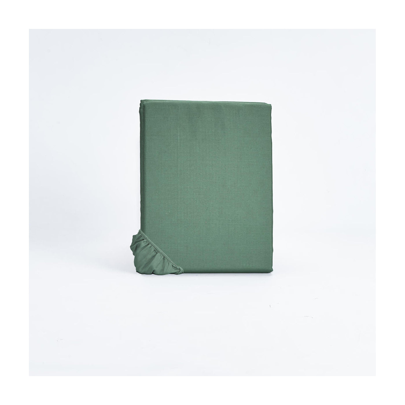 Sotto con Angoli Raso di Cotone Made in Italy Letto Moreali Tessile Casa Matrimoniale 160/180 x 200 Verde