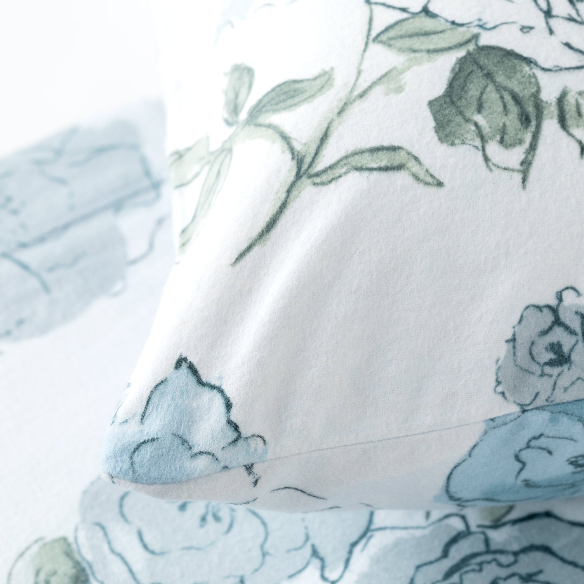 Completo Lenzuola Flanella Cotone Stampato Hermosa Letto Riviera