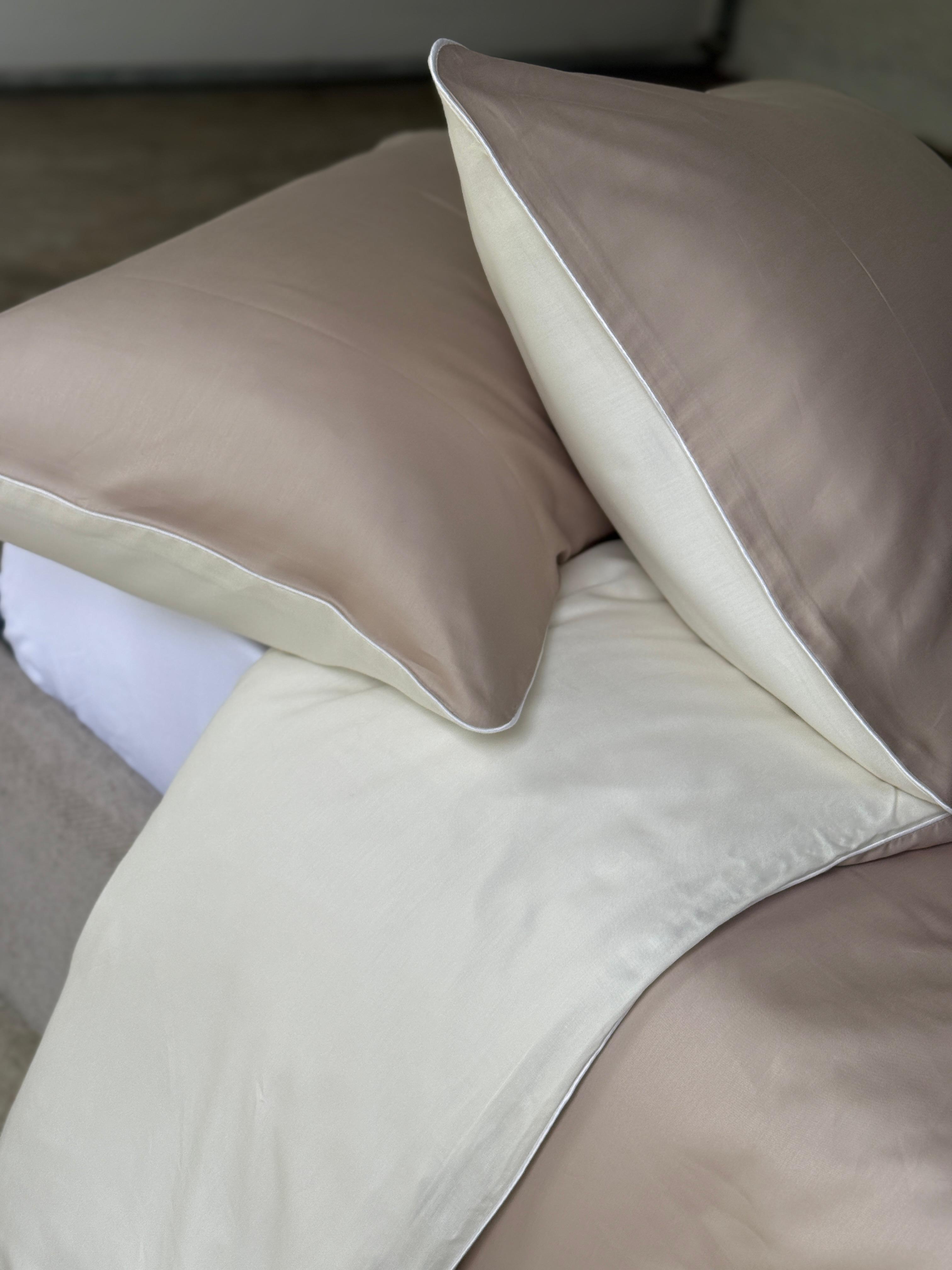 Parure Copripiumino Raso di Cotone Double Letto Moreali Tessile Casa