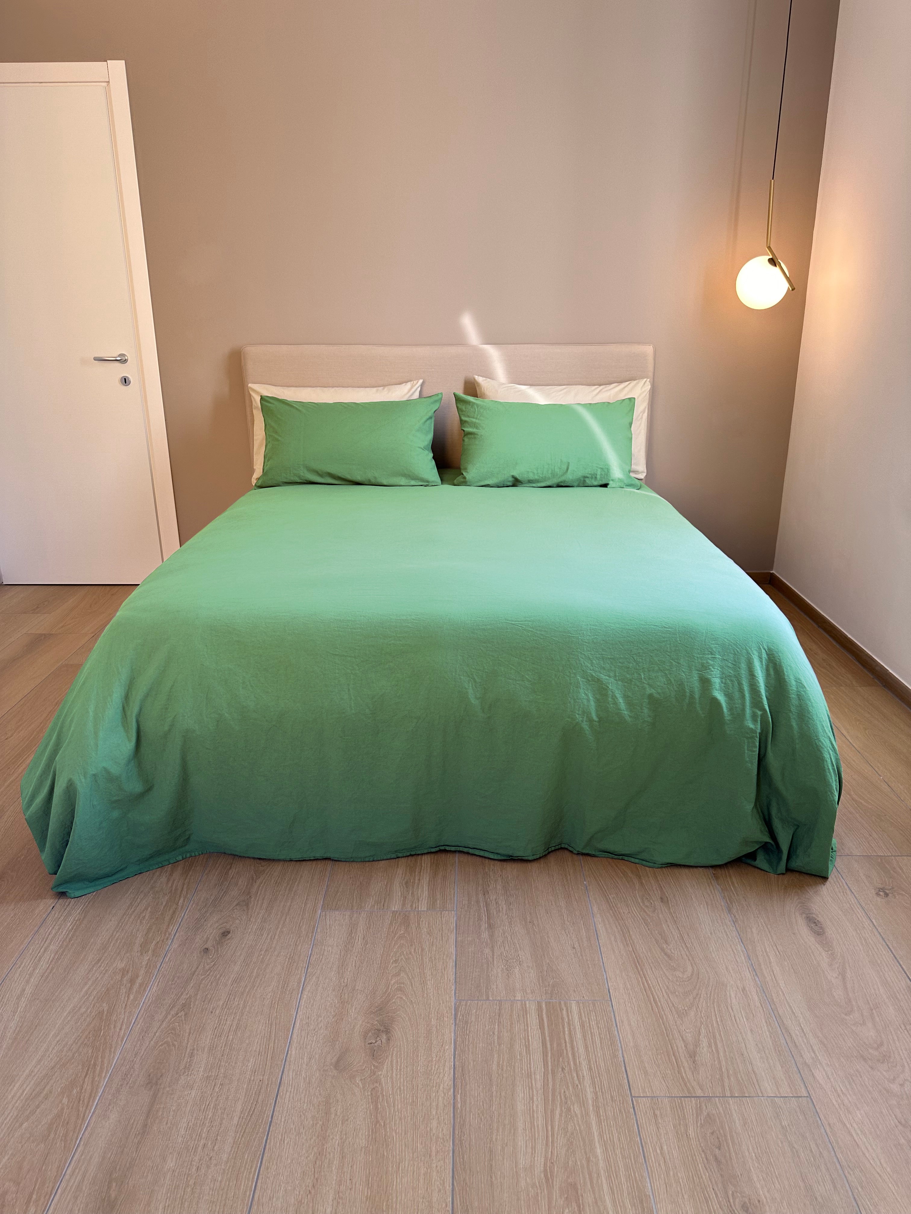 FINE SERIE Parure Copripiumino No-Stiro ESSENZIALE Singolo Letto Moreali Tessile Casa