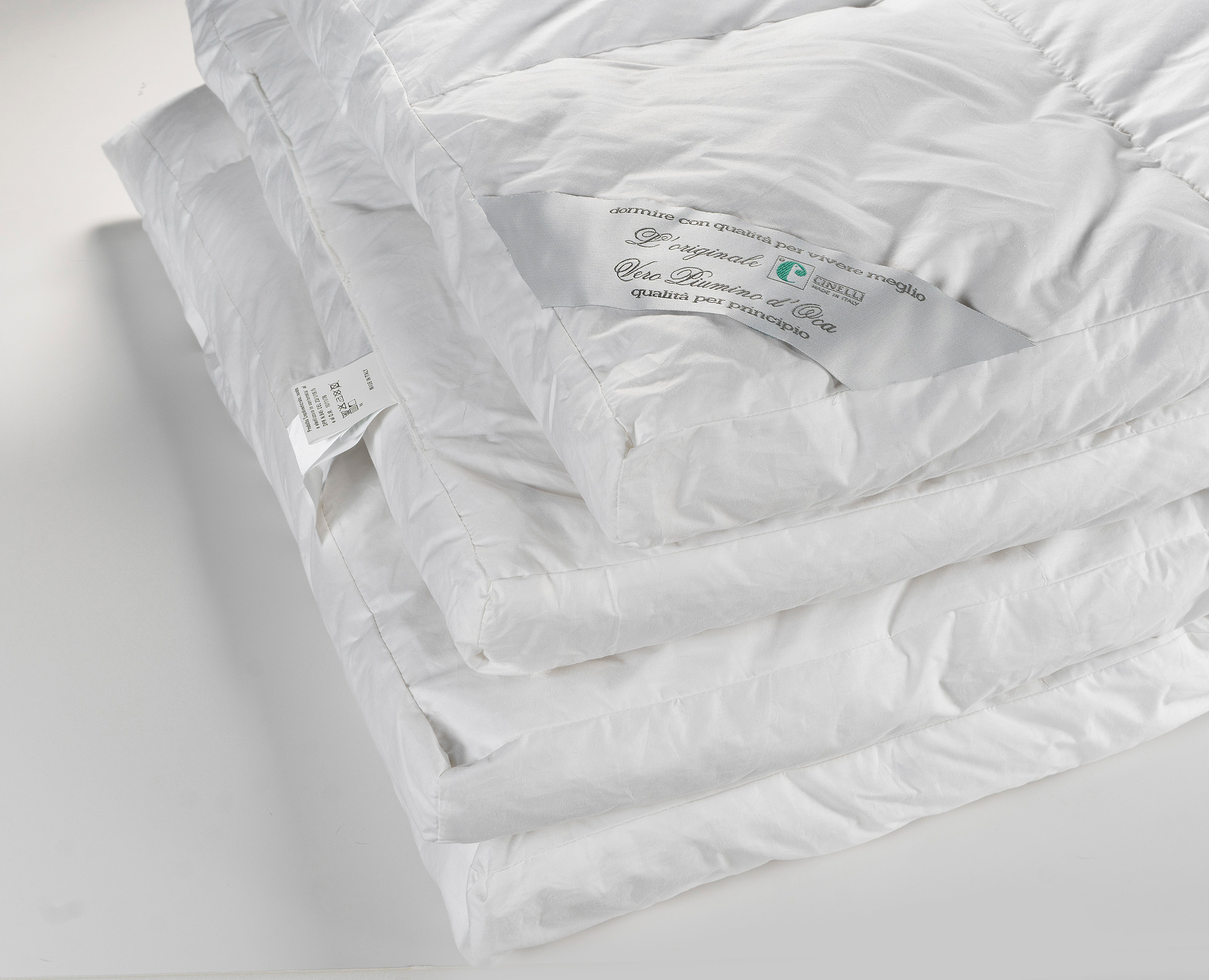 Topper in piumino Down Bed Materasso Cinelli