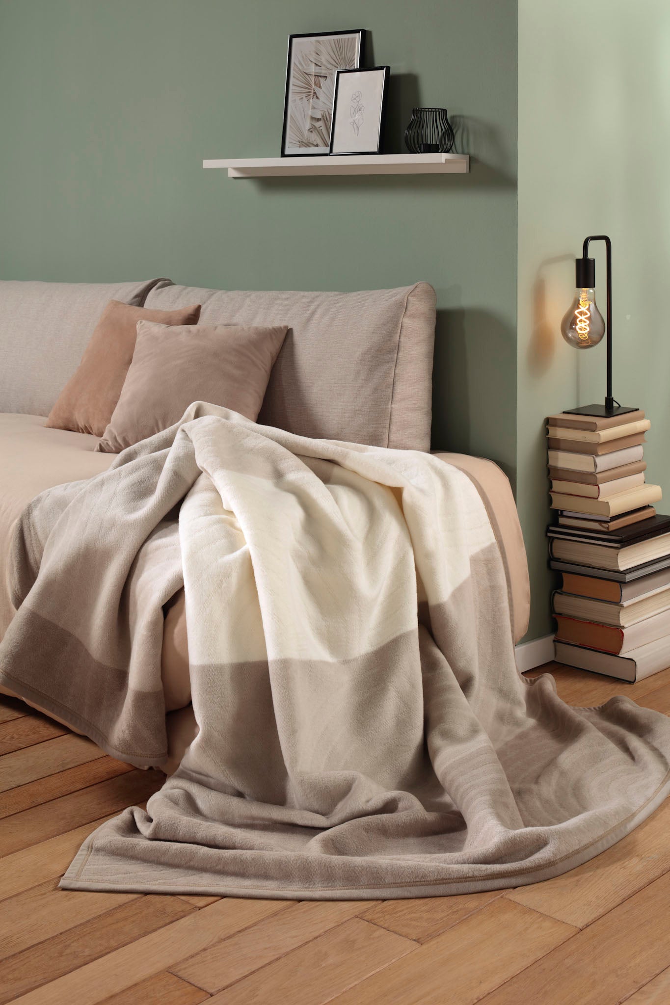 Plaid Caldo Cotone Feel Modern
