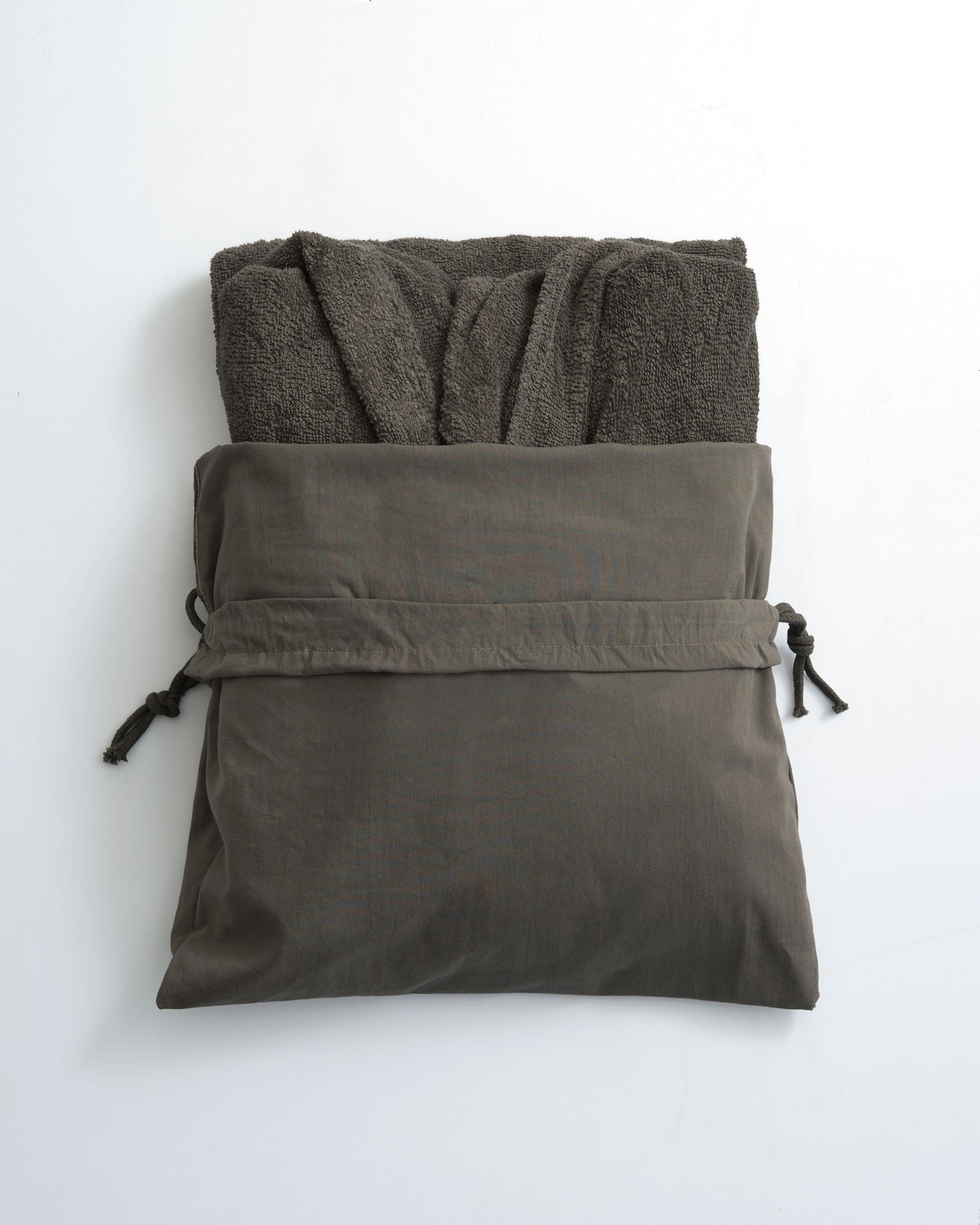 Accappatoio Spugna Leggera TRAVEL Bagno Moreali Tessile Casa S Antracite