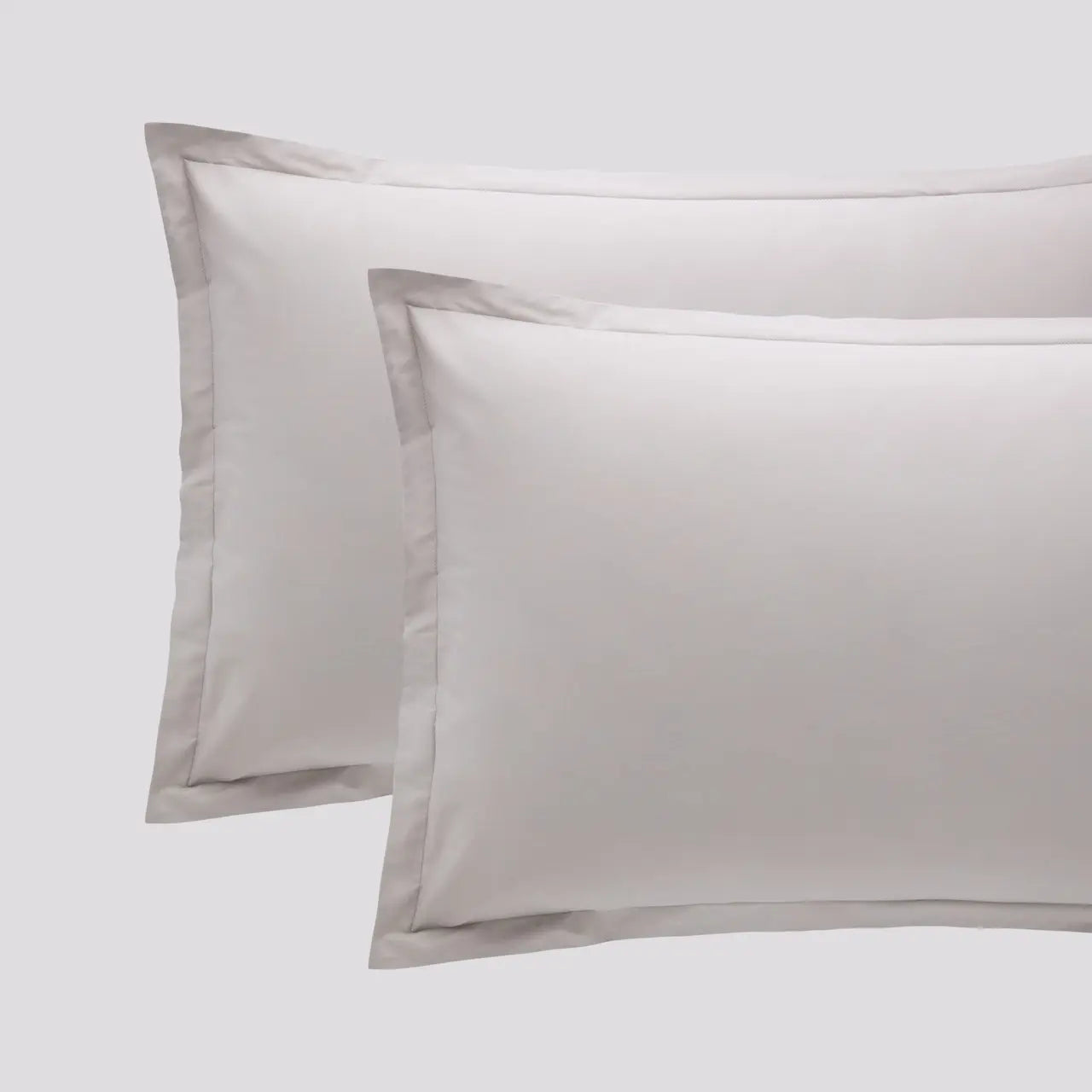 Coppia Federe Cotone MADAPOLAM Letto Riviera 50 x 80 Grigio Perla
