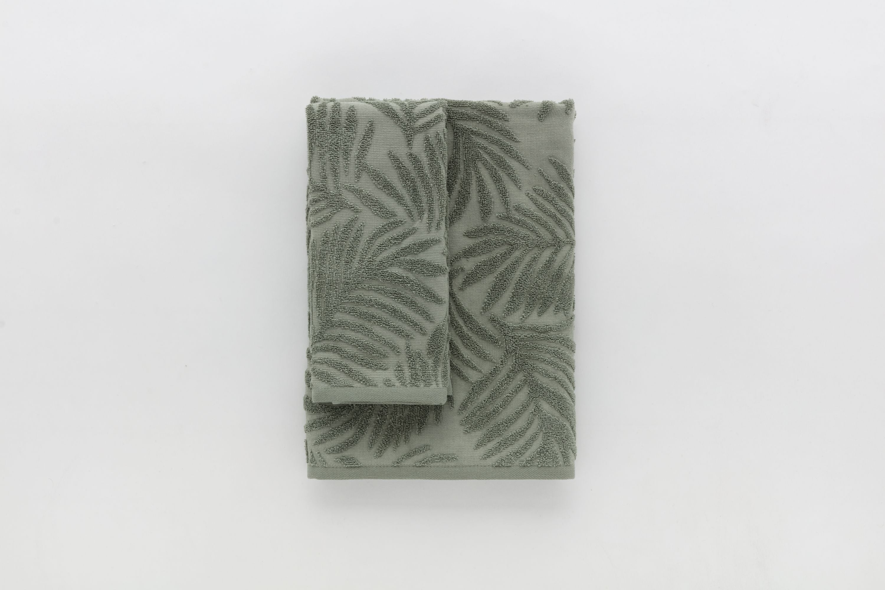 Set Asciugamani Jacquard Sapphiere Bagno Riviera 60 x 100 / 40 x 60 Verde