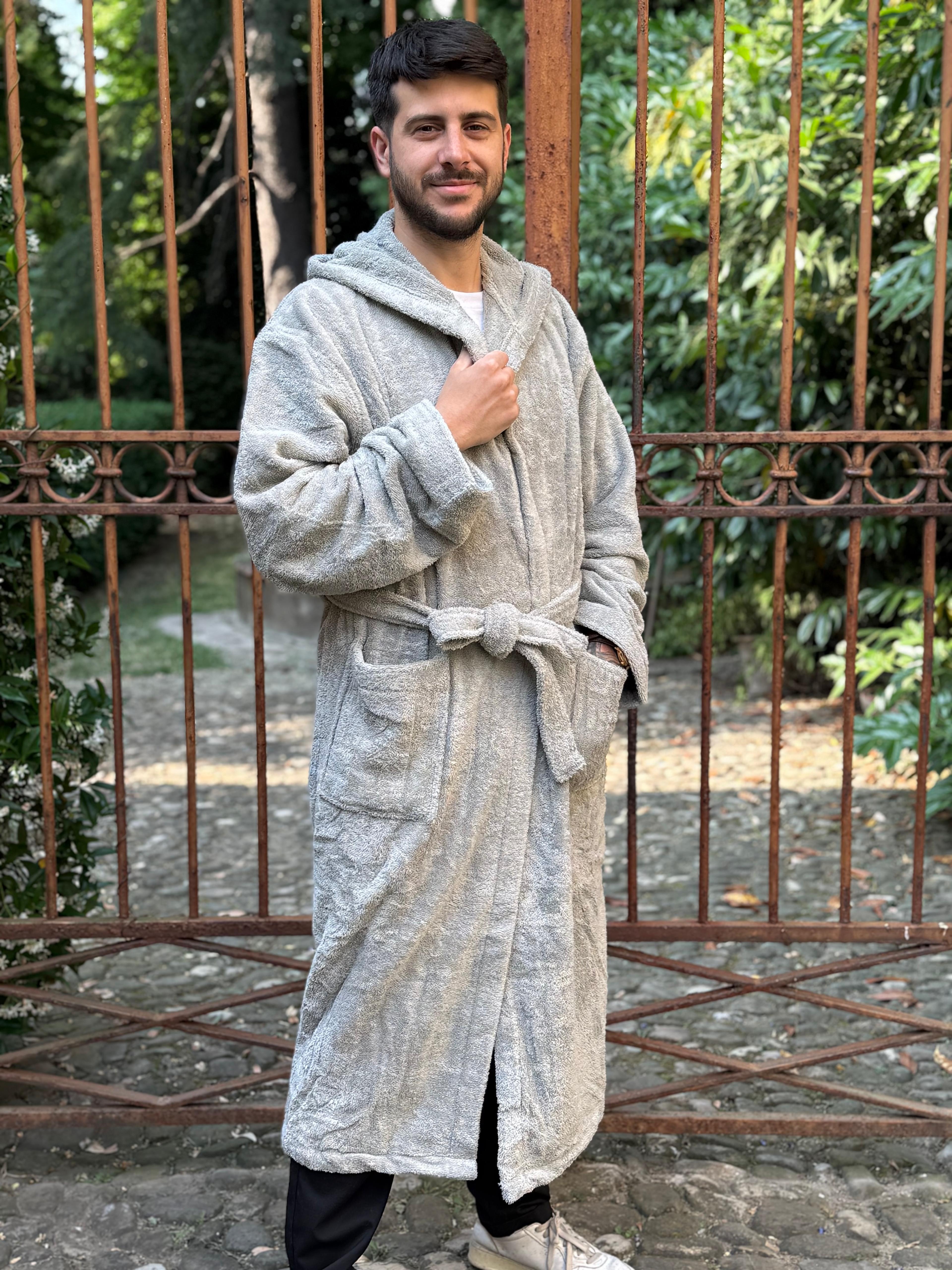 Accappatoio in Spugna Soft CAREZZA Bagno Moreali Tessile Casa