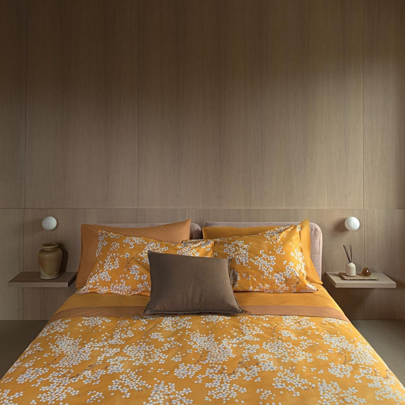 Completo Lenzuola Copriletto Percalle KIMONO Letto Fazzini