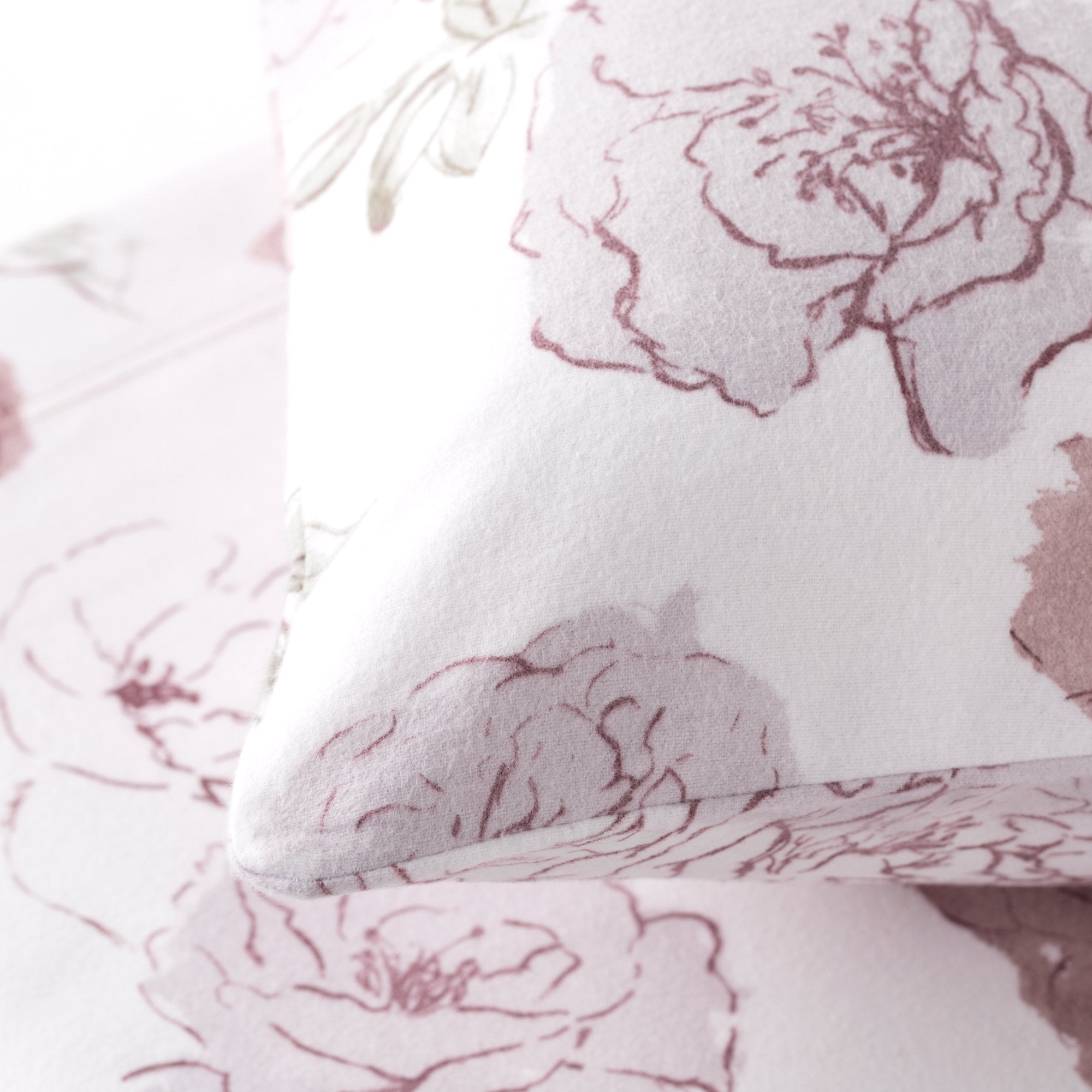 Completo Lenzuola Flanella Cotone Stampato Hermosa Letto Riviera