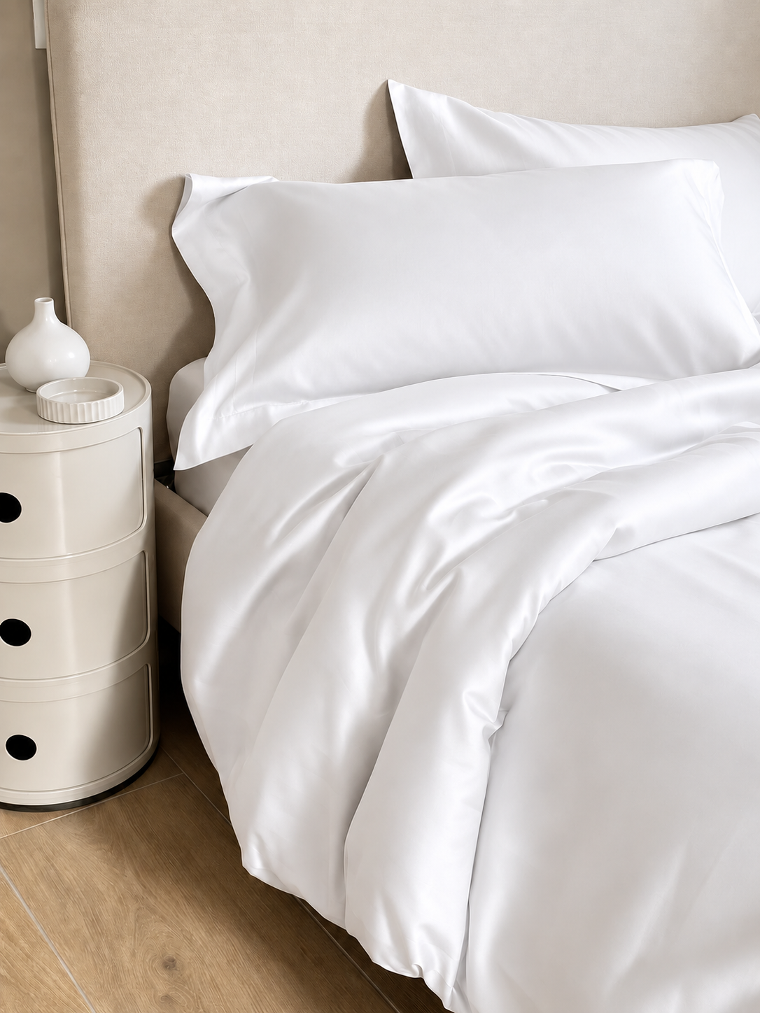PROMO COMBO: Parure Copripiumino Raso Unito HOTELLERIE