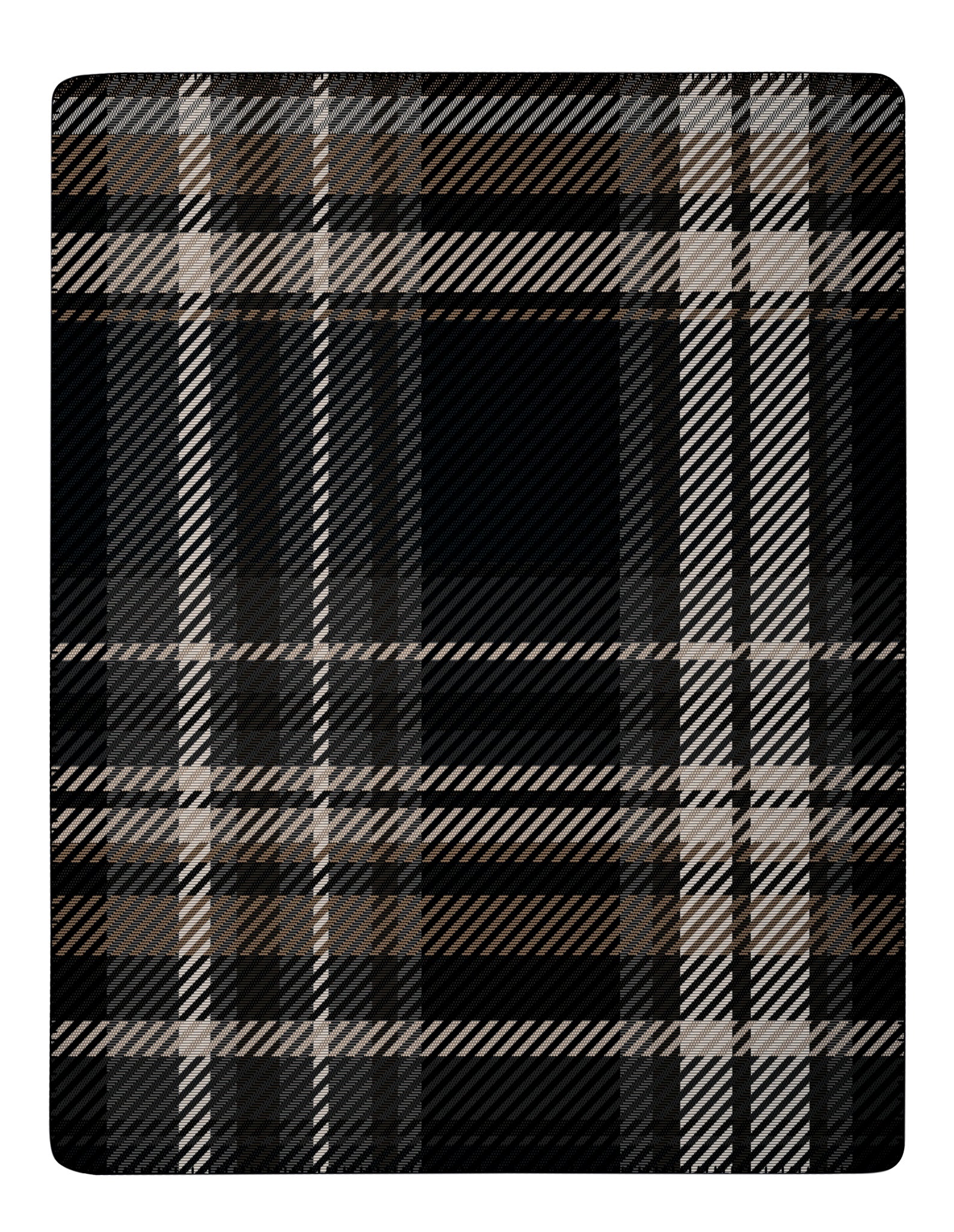Plaid Caldo Cotone Midnight