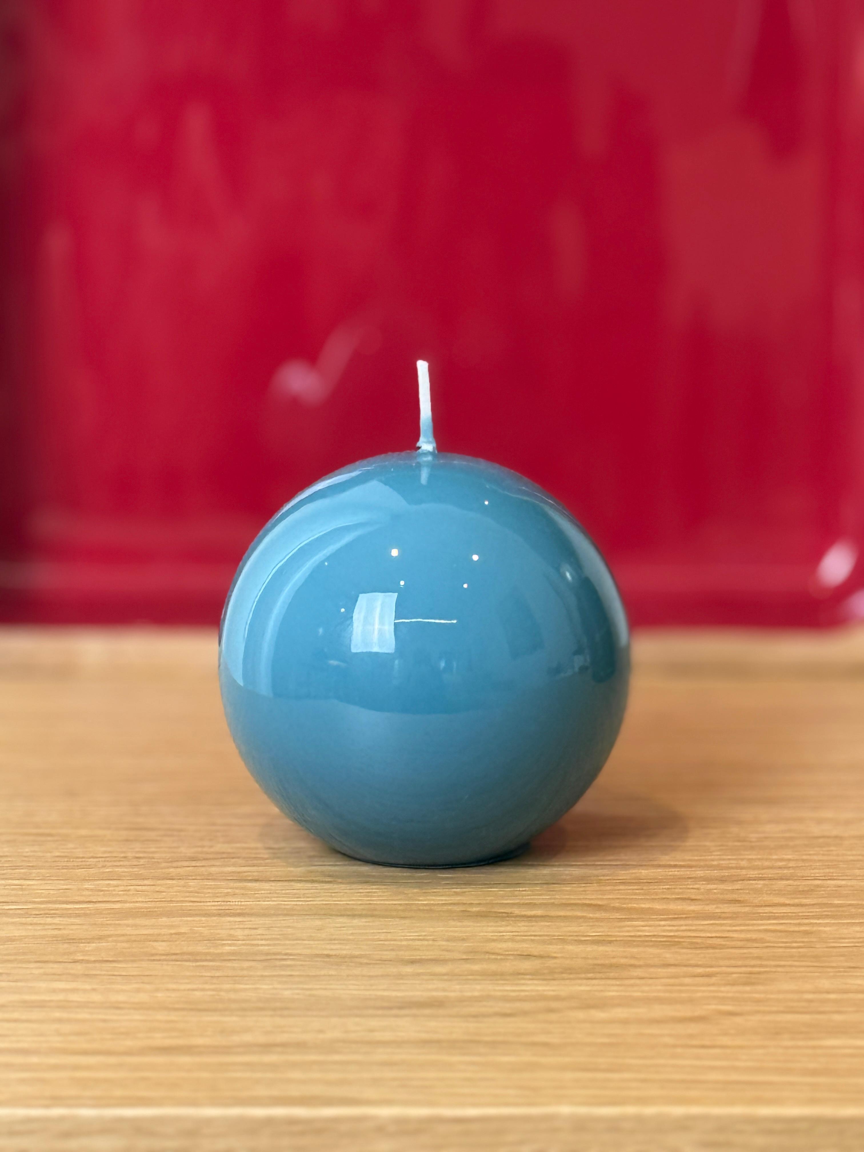 Candela Sfera Handmade in Italy Soggiorno Meloria 100 mm Ottanio