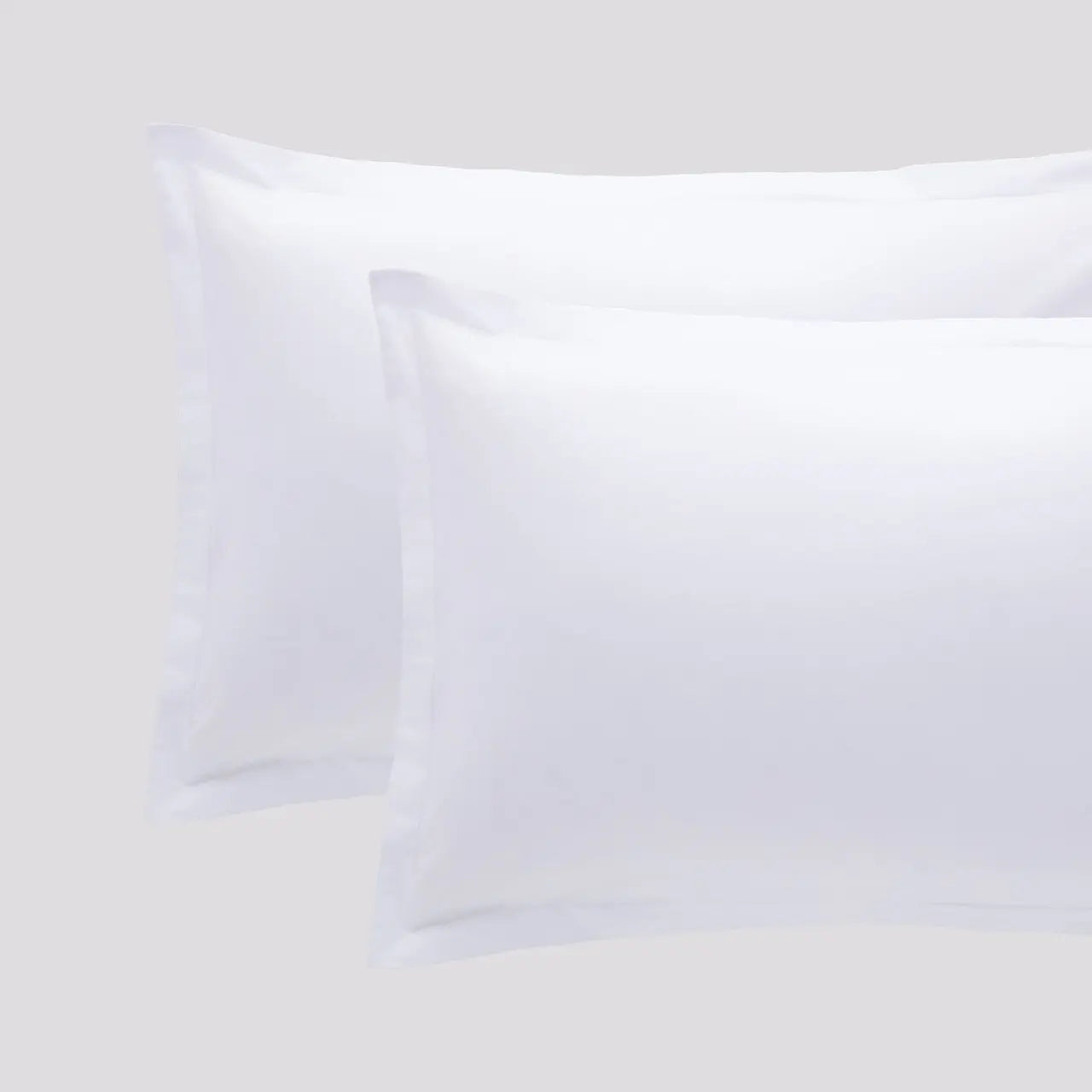 Coppia Federe Cotone MADAPOLAM Letto Riviera 50 x 80 Bianco