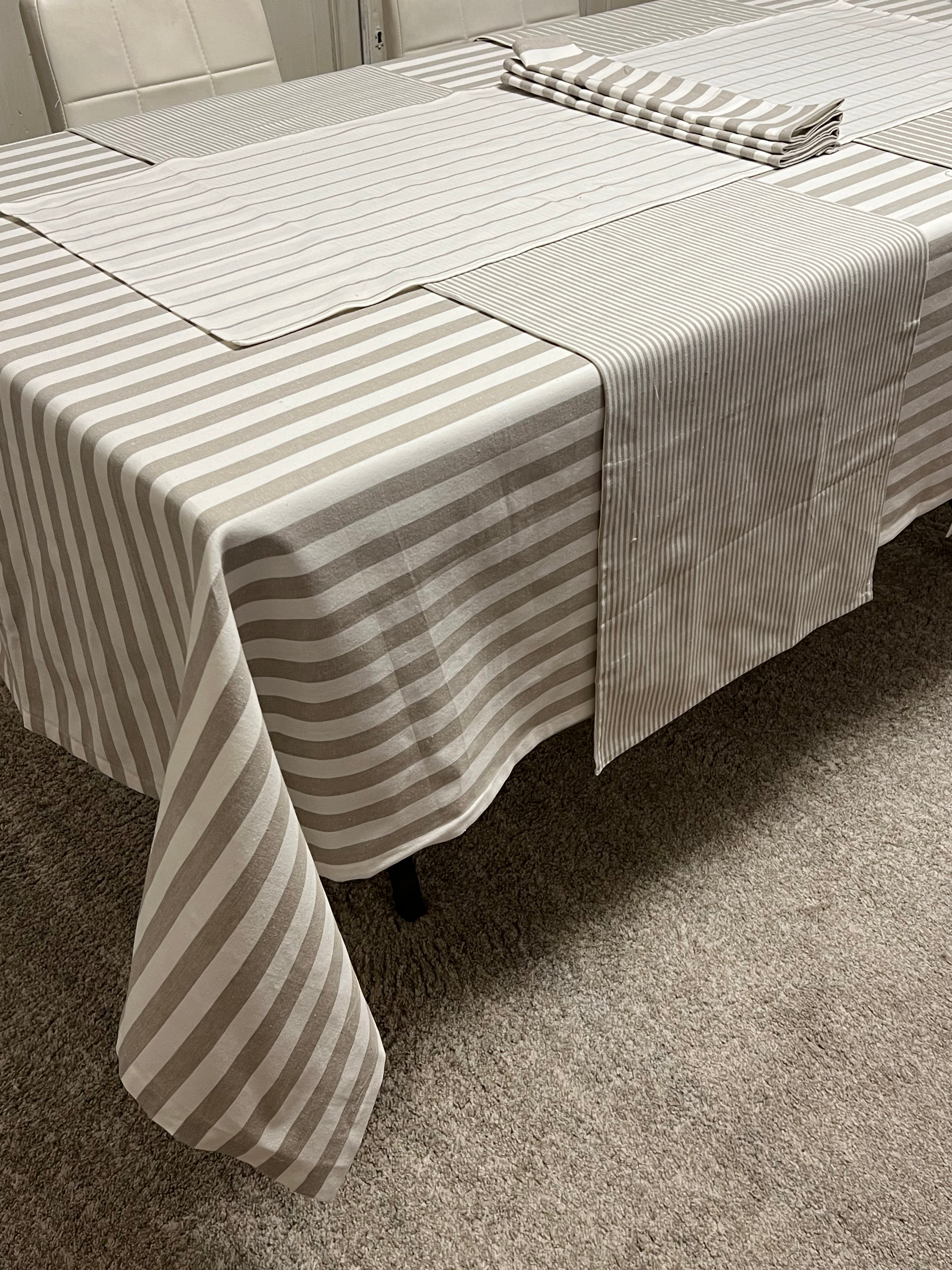 POPUP - Tovaglia Cotone Tinto Filo Paloma Cucina Moreali Tessile Casa