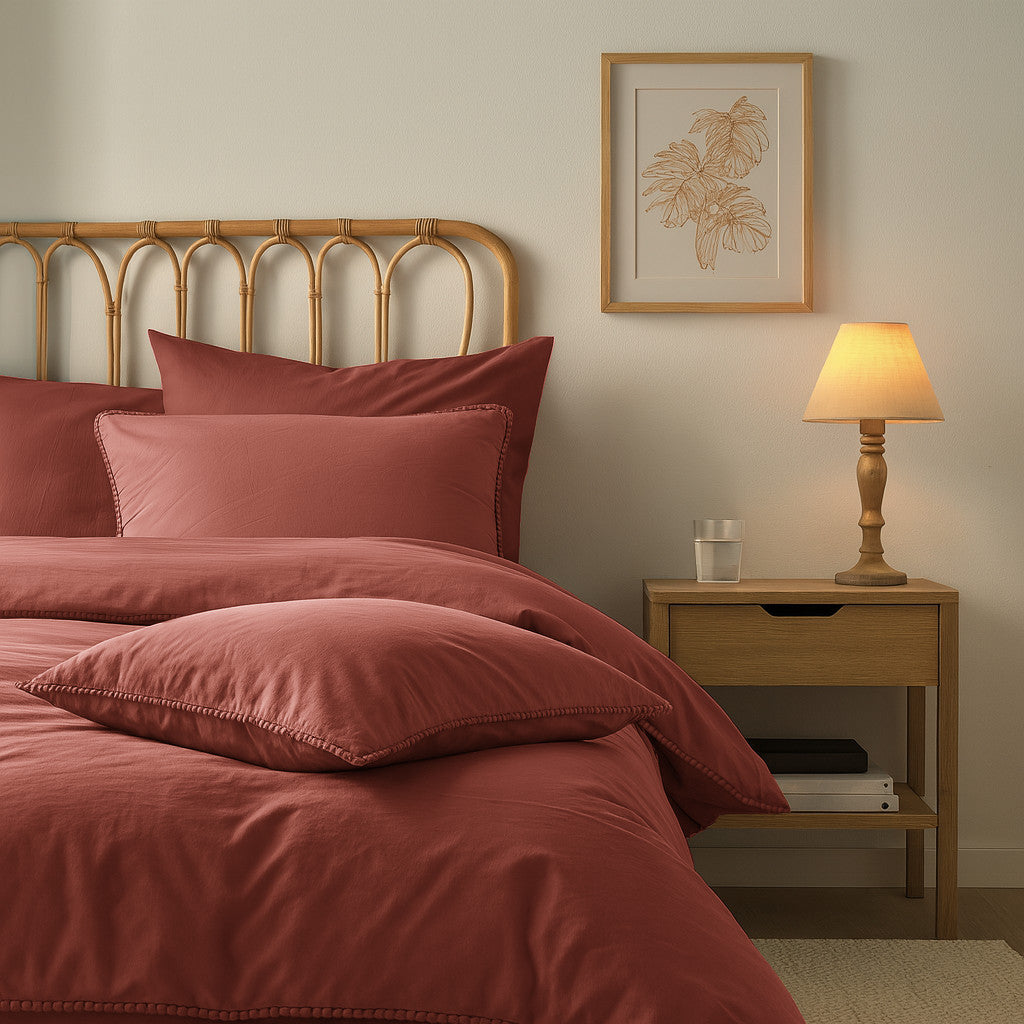 Parure Copripiumino No-Stiro PONPON